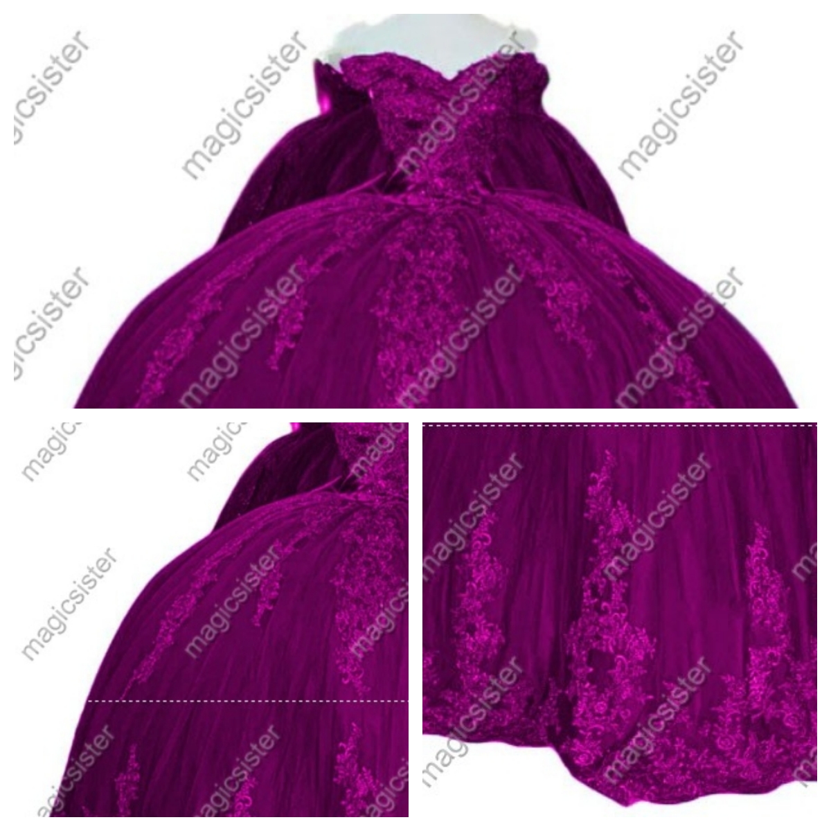 Off-the-Shoulder Bar Mitzvah Dress Tulle Appliqué Beaded Gala Strappy Tank Top