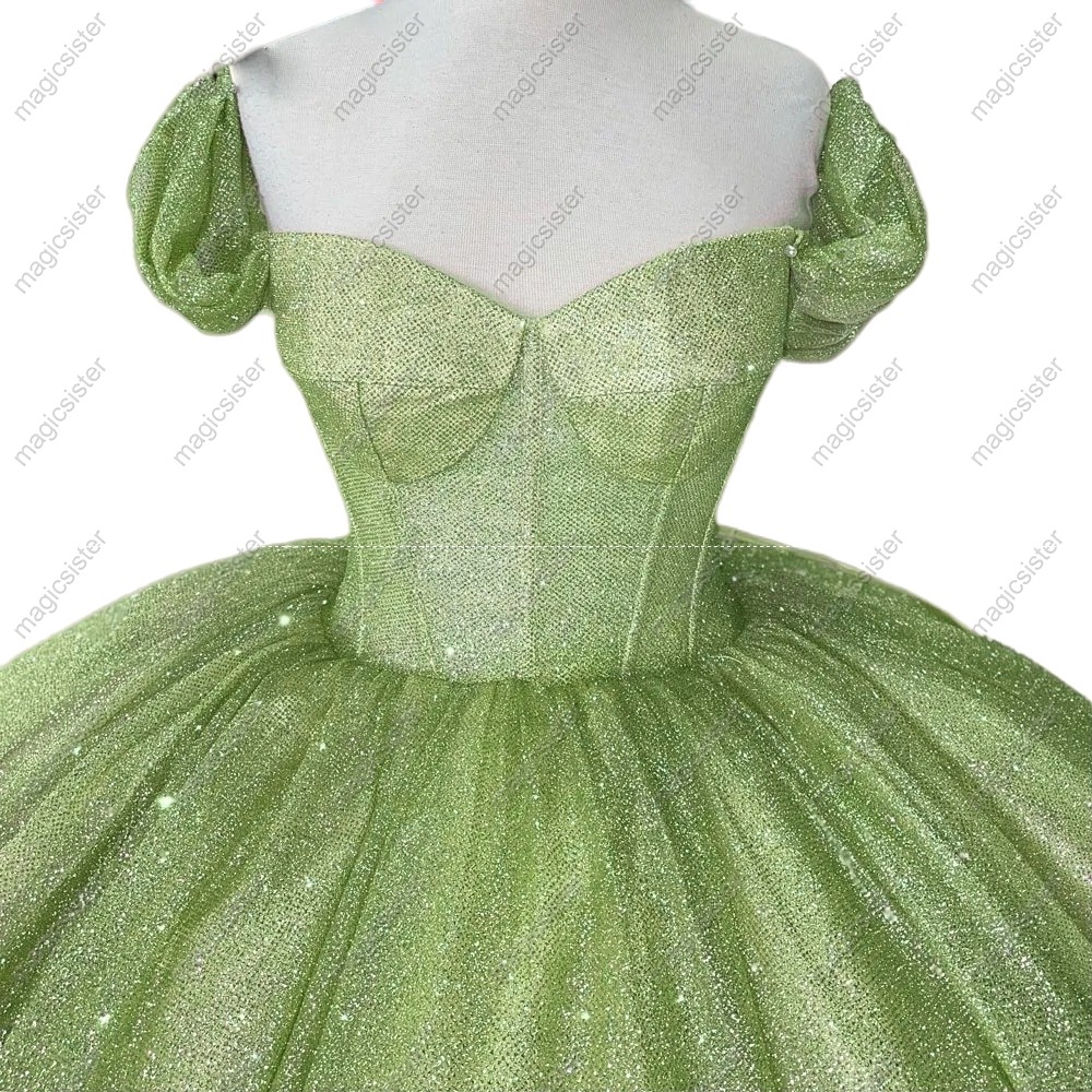Unique Factory Wholesale Glitter Quinceanera Dresses