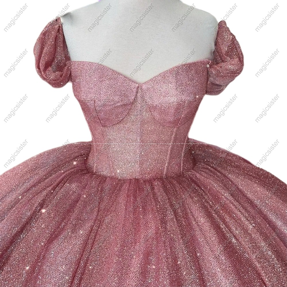 Unique Factory Wholesale Glitter Quinceanera Dresses