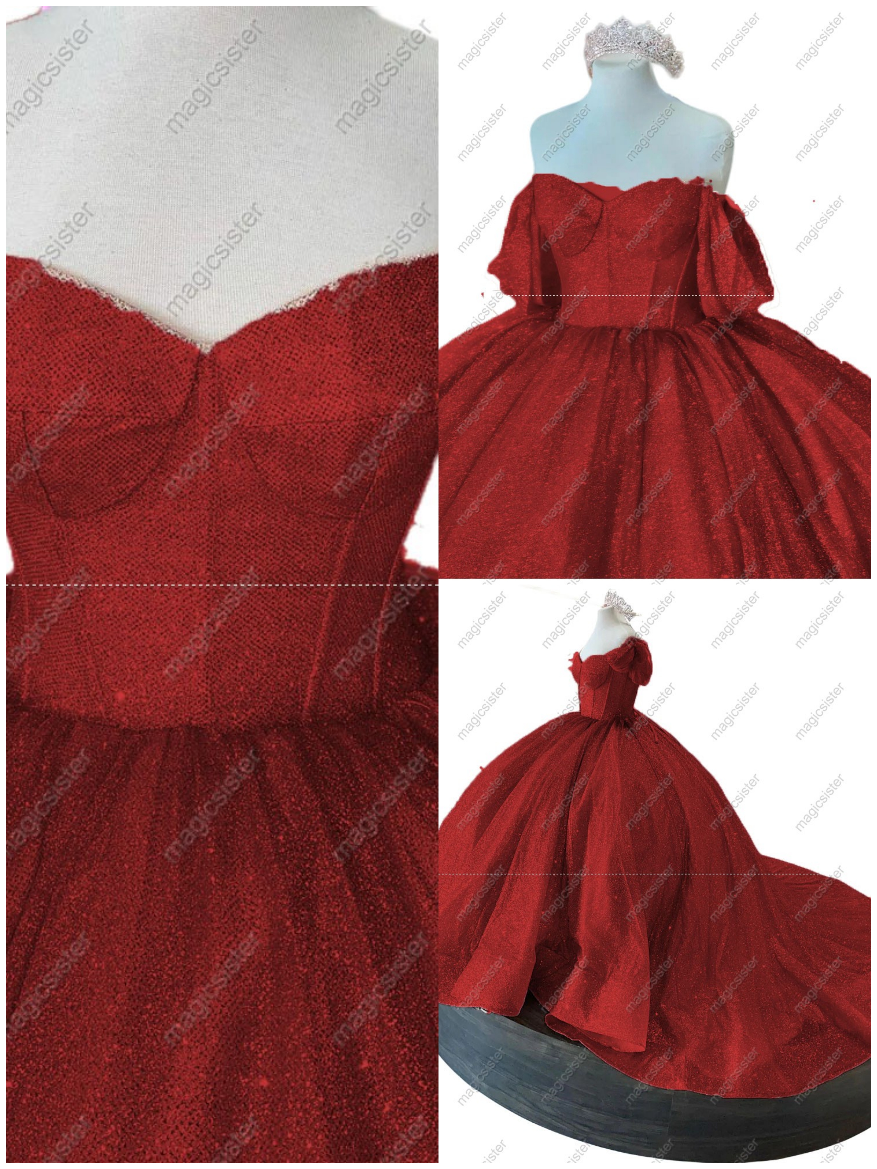 Unique Factory Wholesale Glitter Quinceanera Dresses