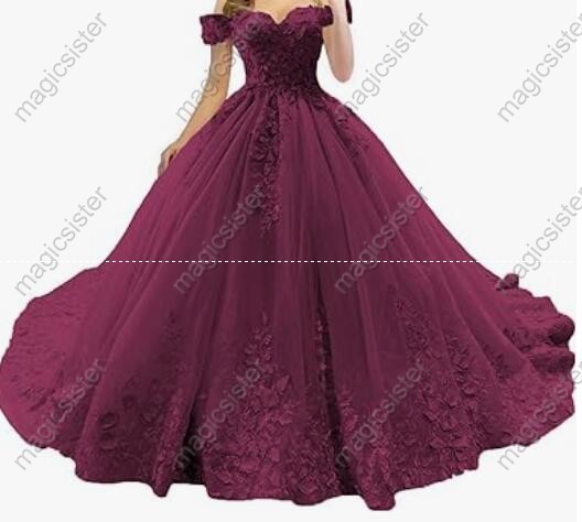 Beautiful luxury Hot Sale 3D Flower Lace Quinceanera Dress