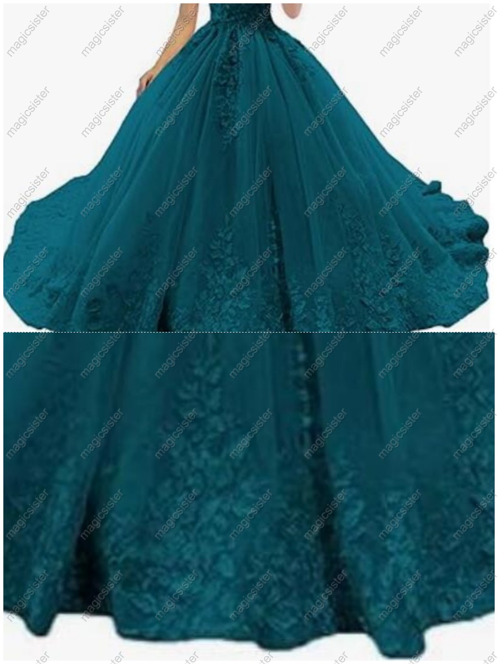 Beautiful luxury Hot Sale 3D Flower Lace Quinceanera Dress