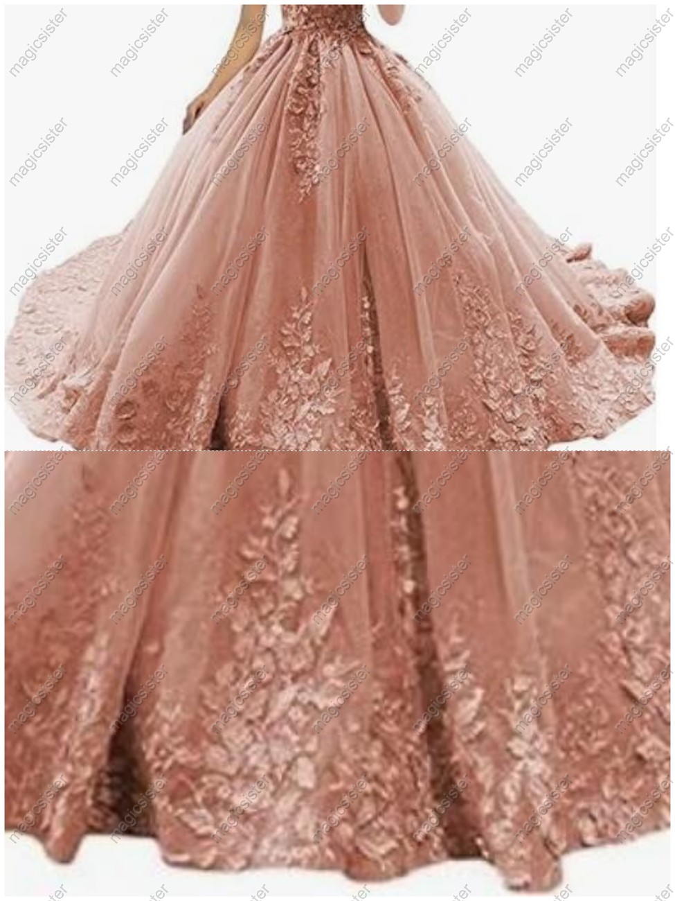 Beautiful luxury Hot Sale 3D Flower Lace Quinceanera Dress