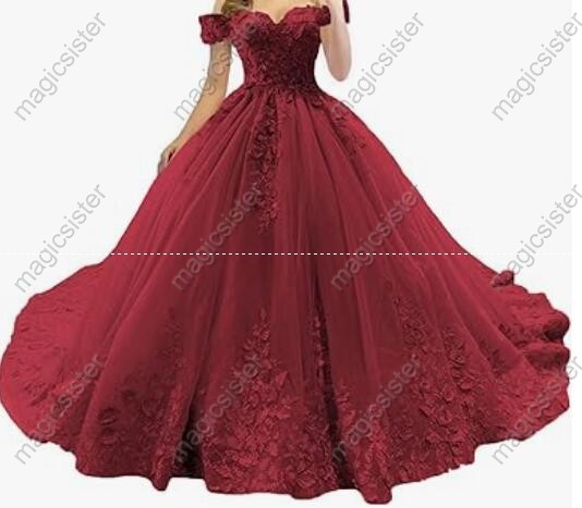 Beautiful luxury Hot Sale 3D Flower Lace Quinceanera Dress