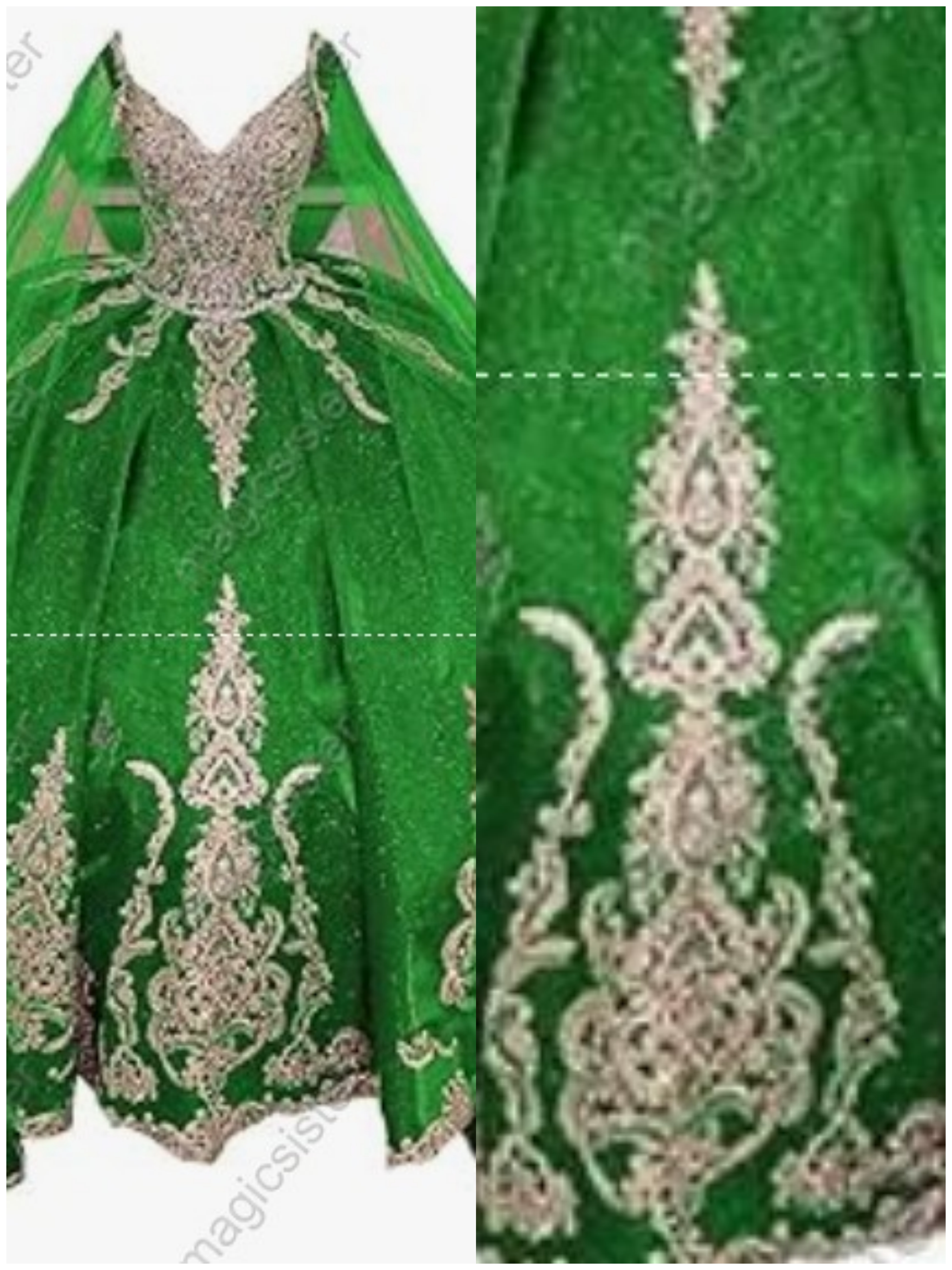 Factory Wholesale Fashionable Sequins Quinceanera Dress