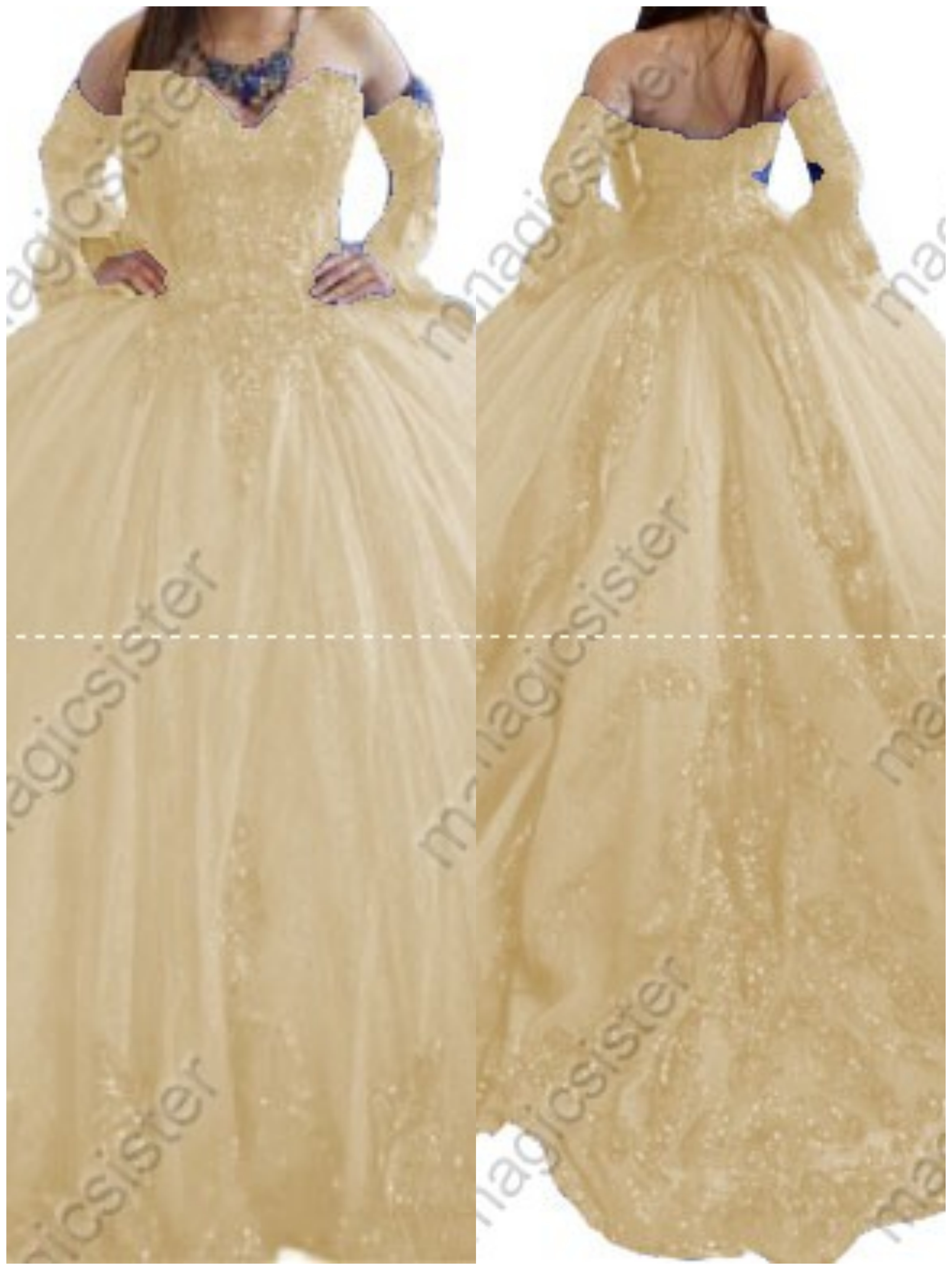 Factory Wholesale Fashionable Sequins Quinceanera Dress
