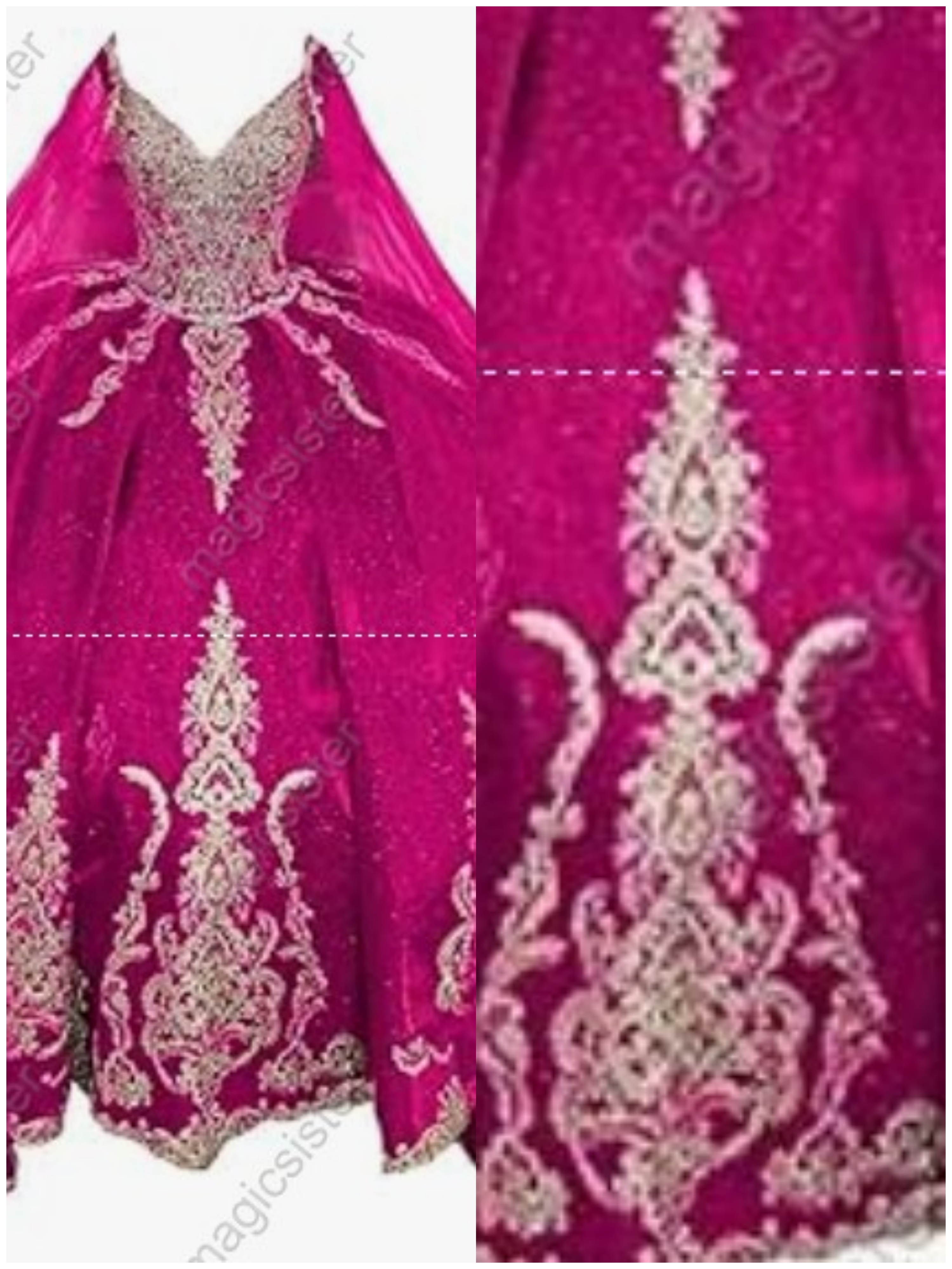 Factory Wholesale Fashionable Sequins Quinceanera Dress