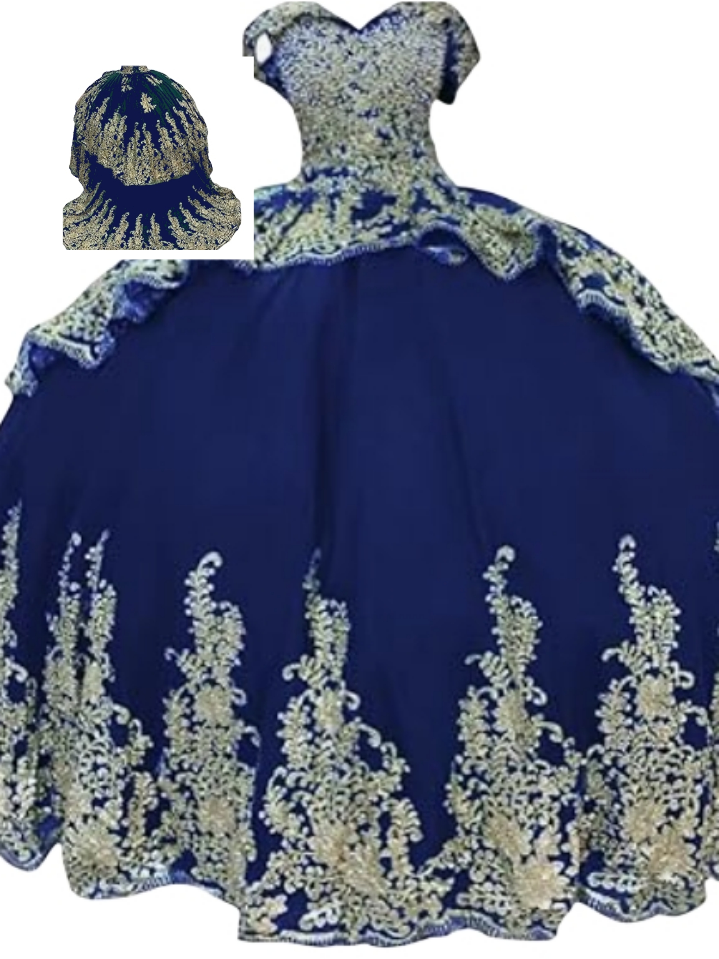 Factory Wholesale Fashionable Sequins Quinceanera Dress
