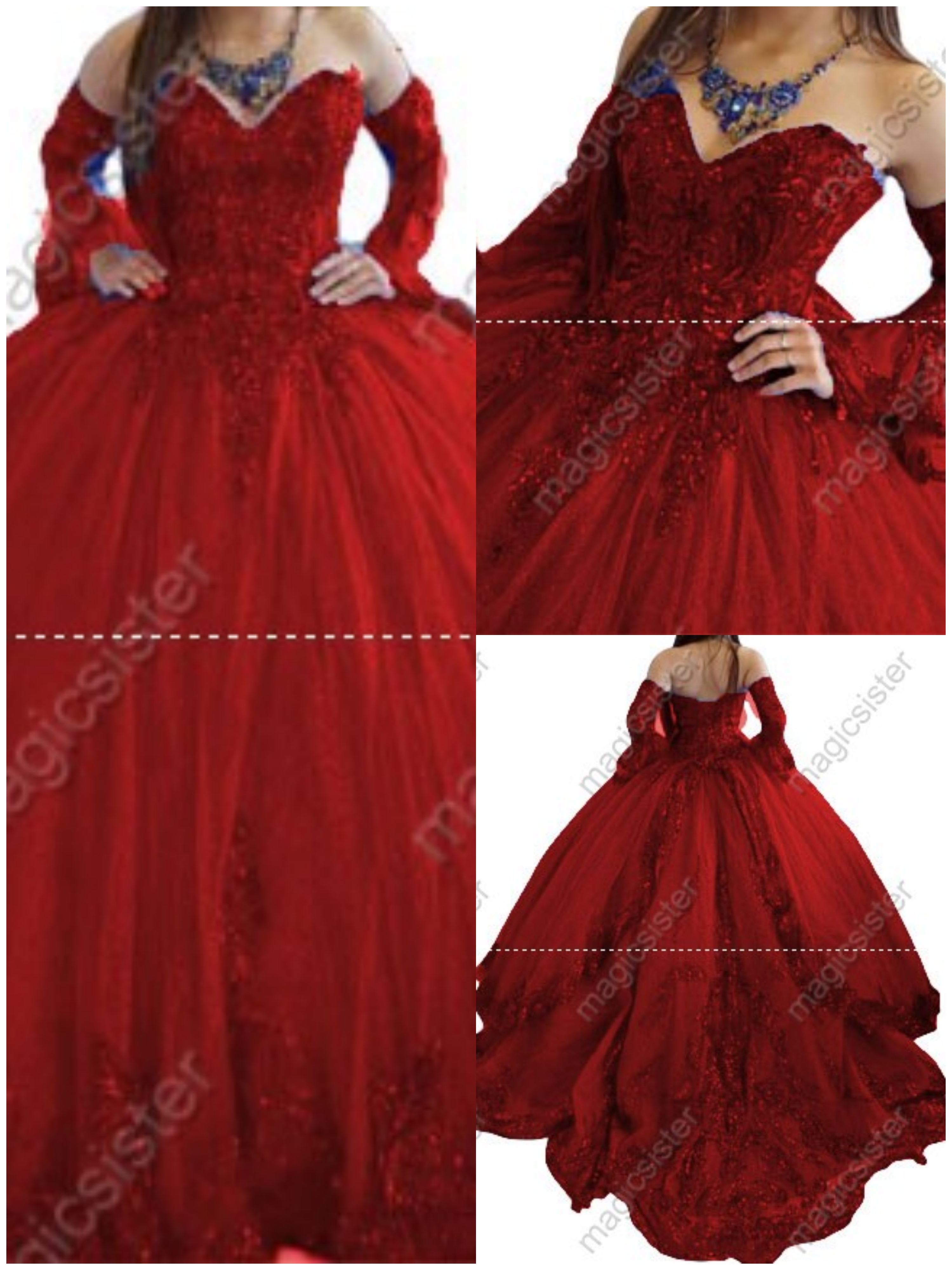Factory Wholesale Fashionable Sequins Quinceanera Dress