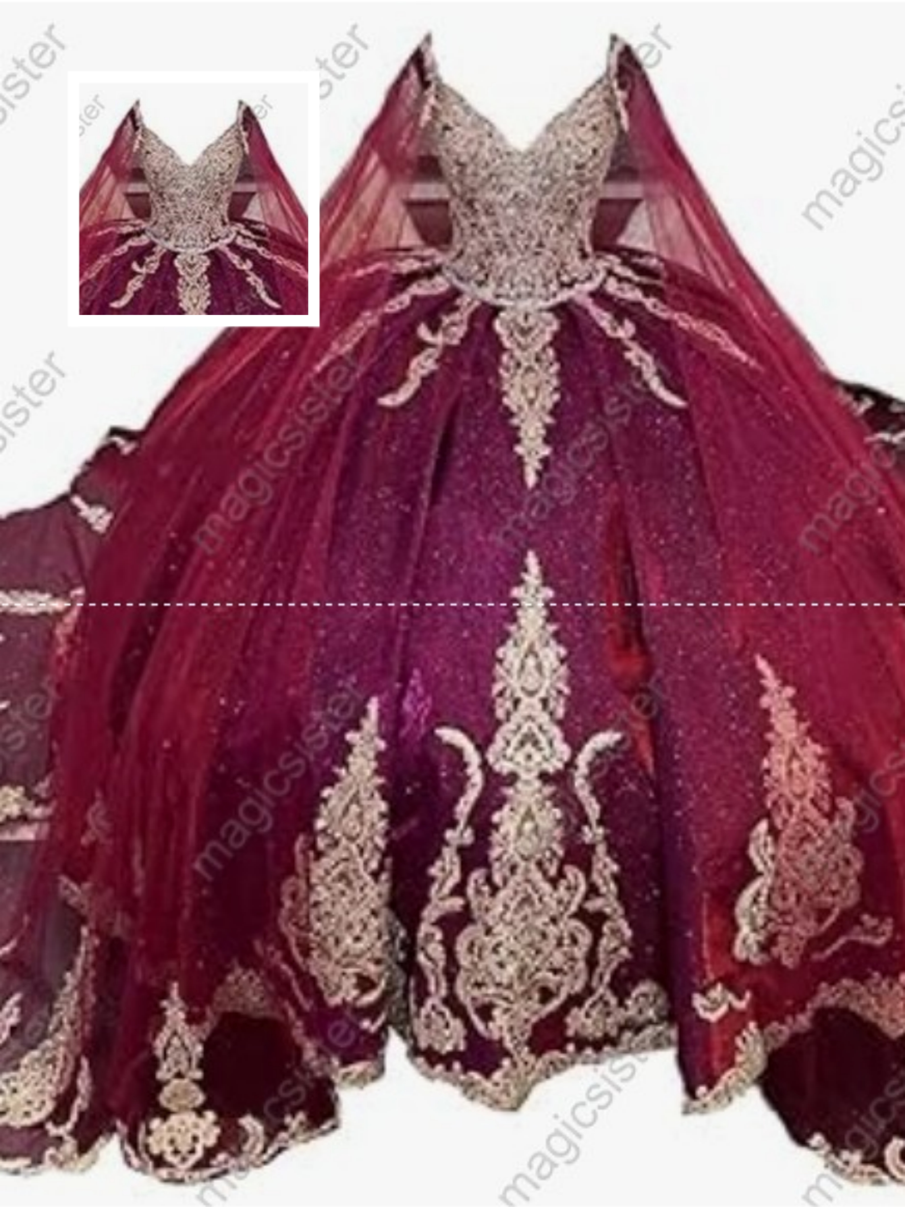 Factory Wholesale Fashionable Sequins Quinceanera Dress