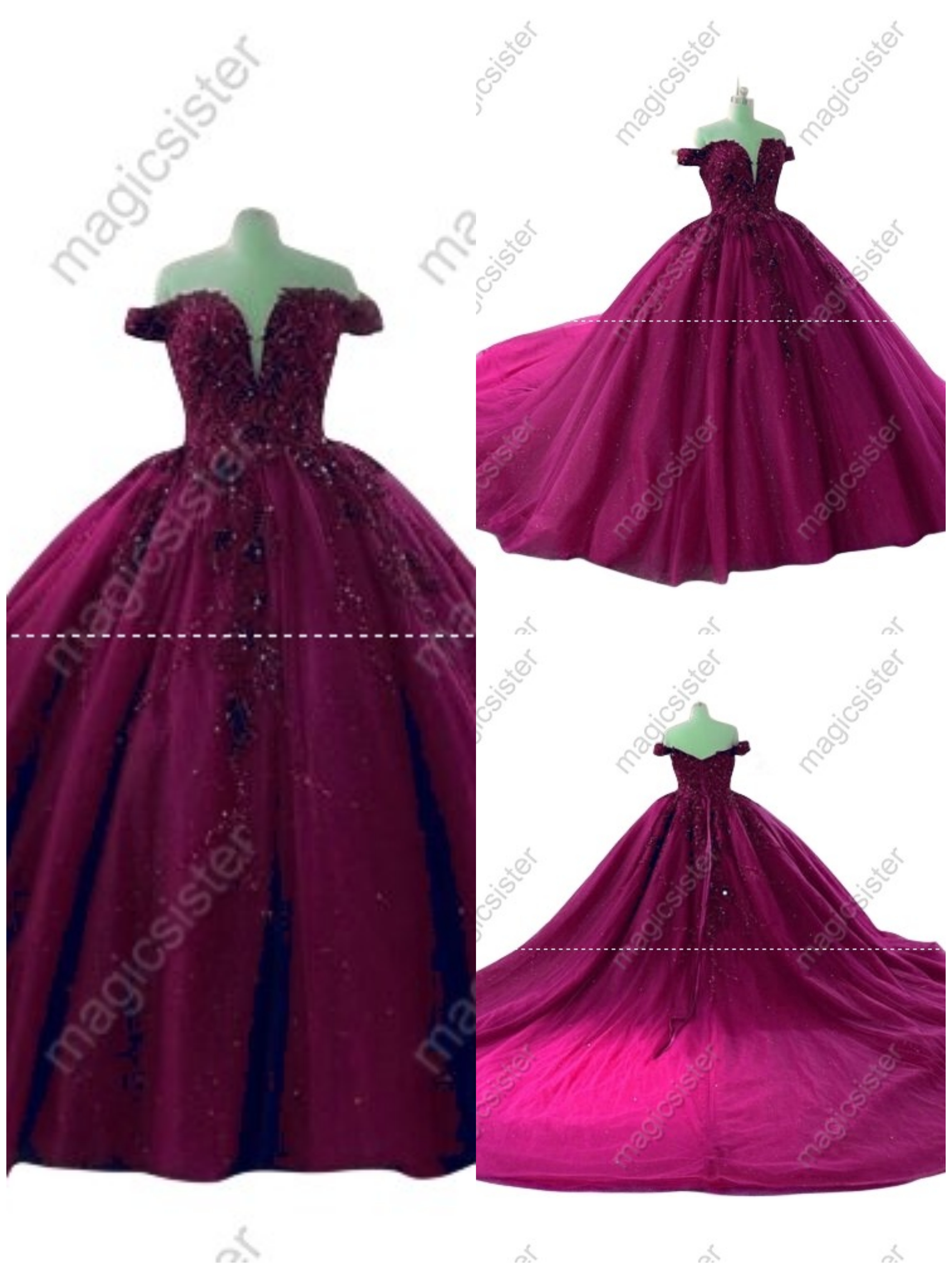 Factory Wholesale Sparkly Hotselling Customed Make Quinceanera Dress