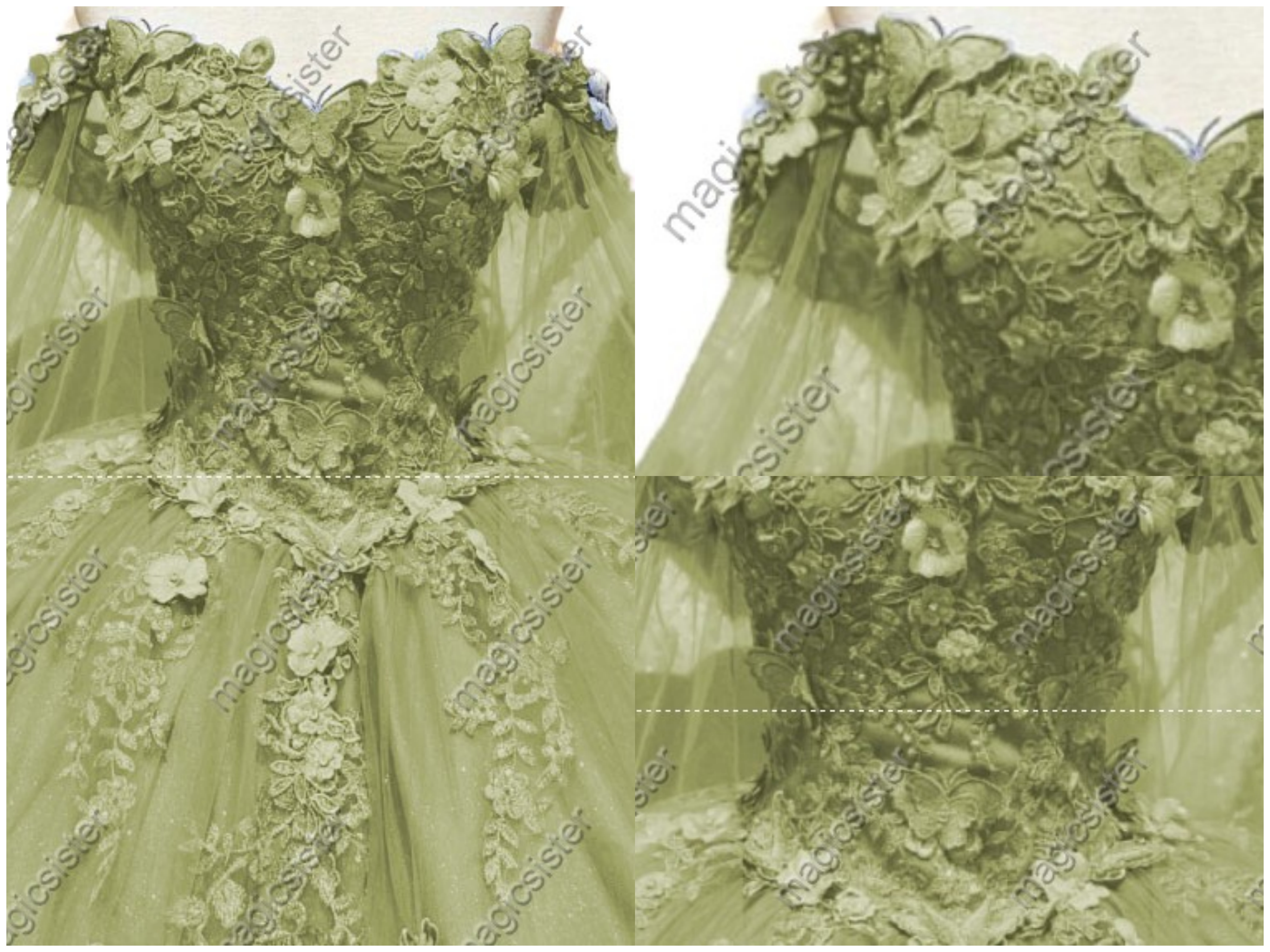Factory wholesale applique shawl sleeve quinceanera dress