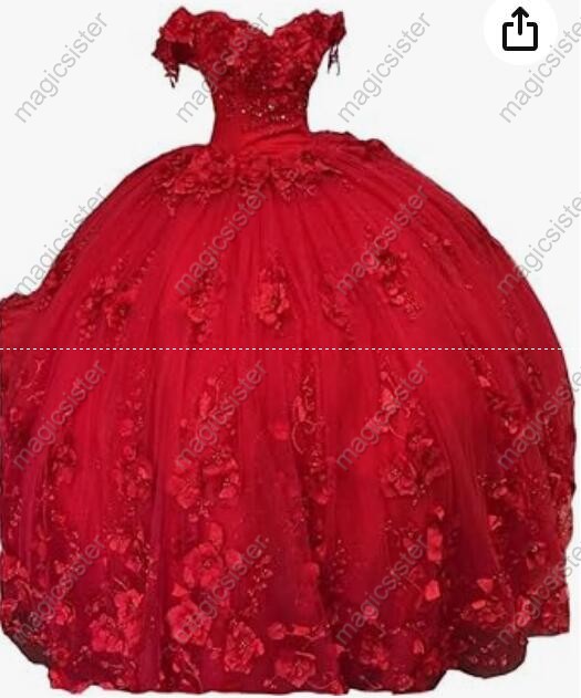 Luxury Factory Wholesale 3D Flower Quinceanera Dress