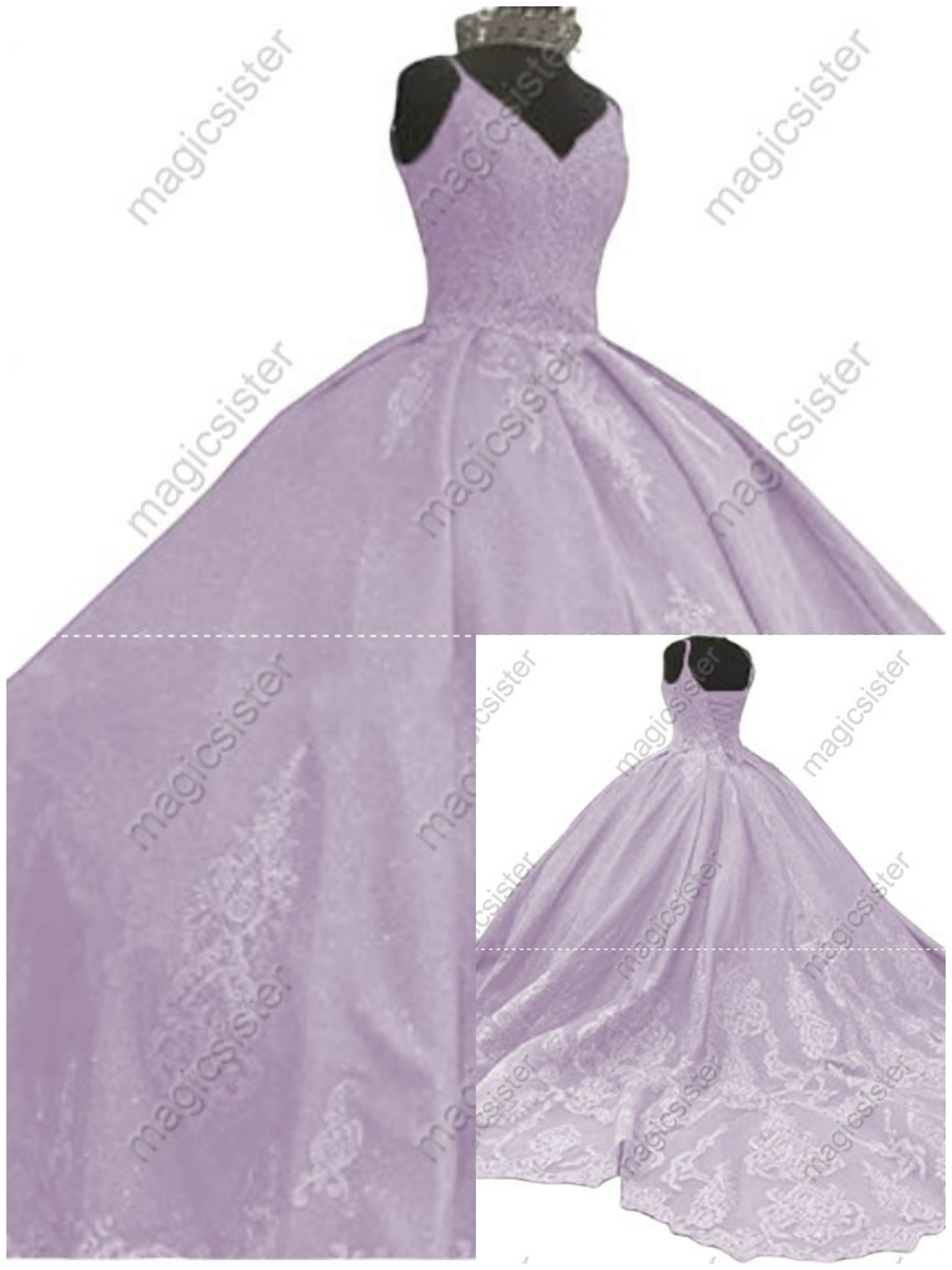 Factory Wholesale Fashionable Sequins Quinceanera Dress