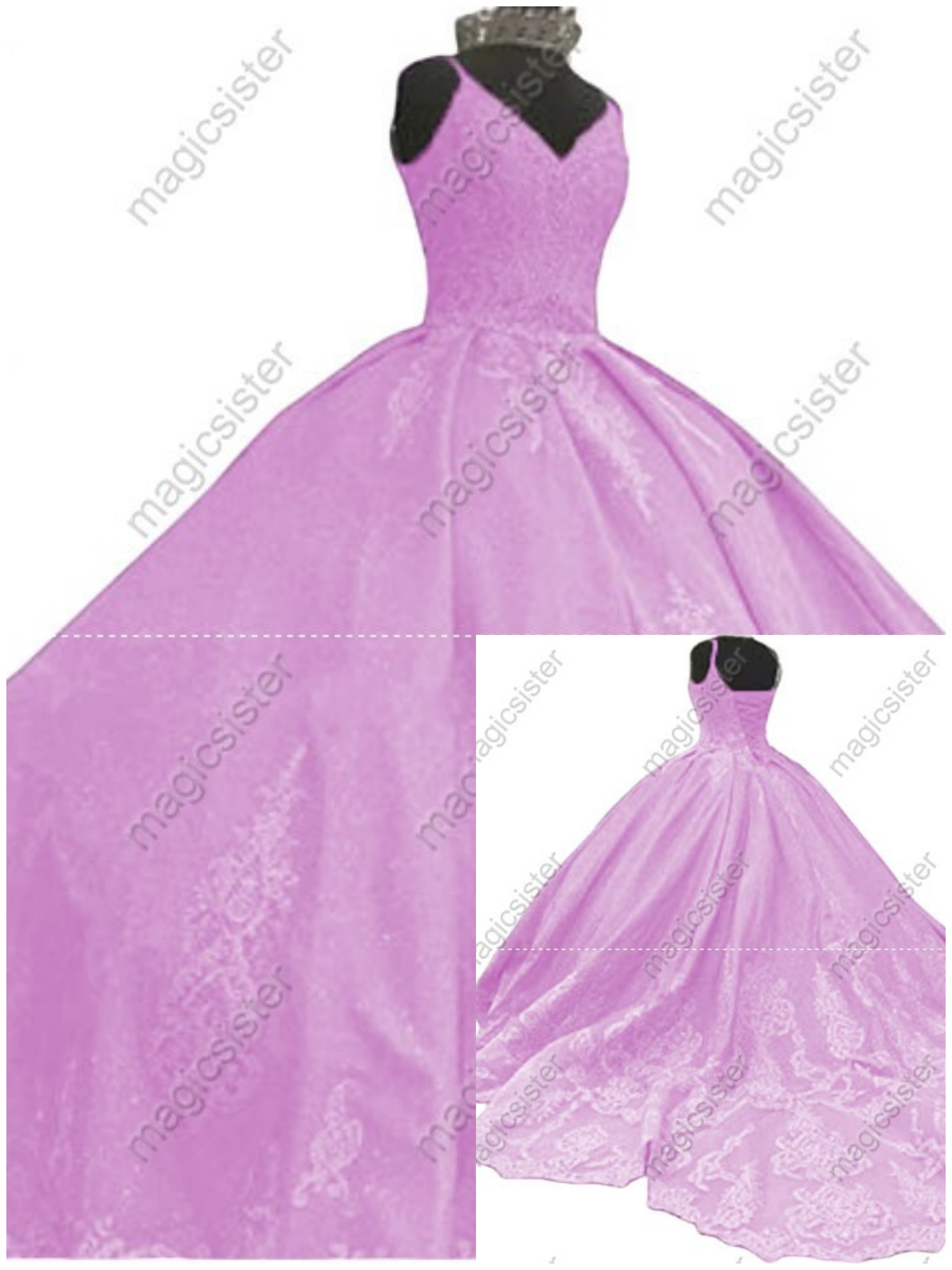 Factory Wholesale Fashionable Sequins Quinceanera Dress