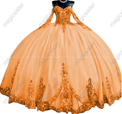 Factory Wholesale Fashionable Sequins Quinceanera Dress