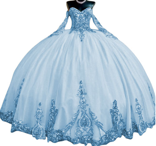 Factory Wholesale Fashionable Sequins Quinceanera Dress