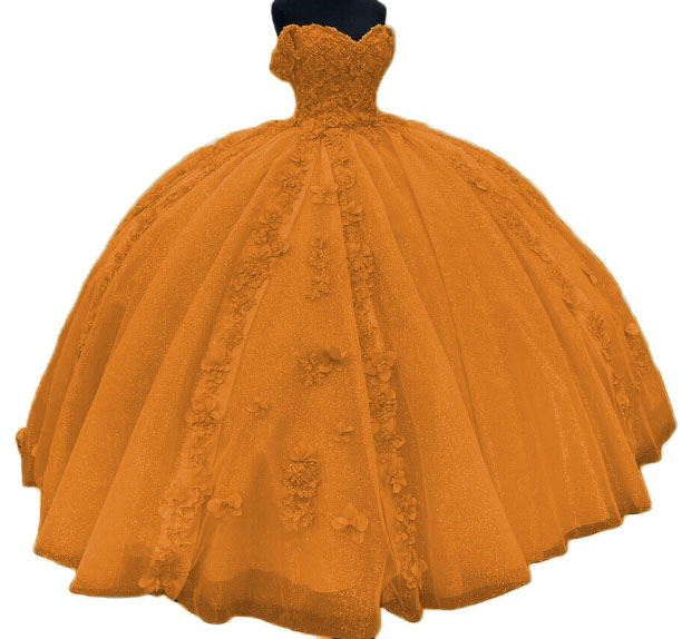 Factory wholesale lace applique quinceanera dress
