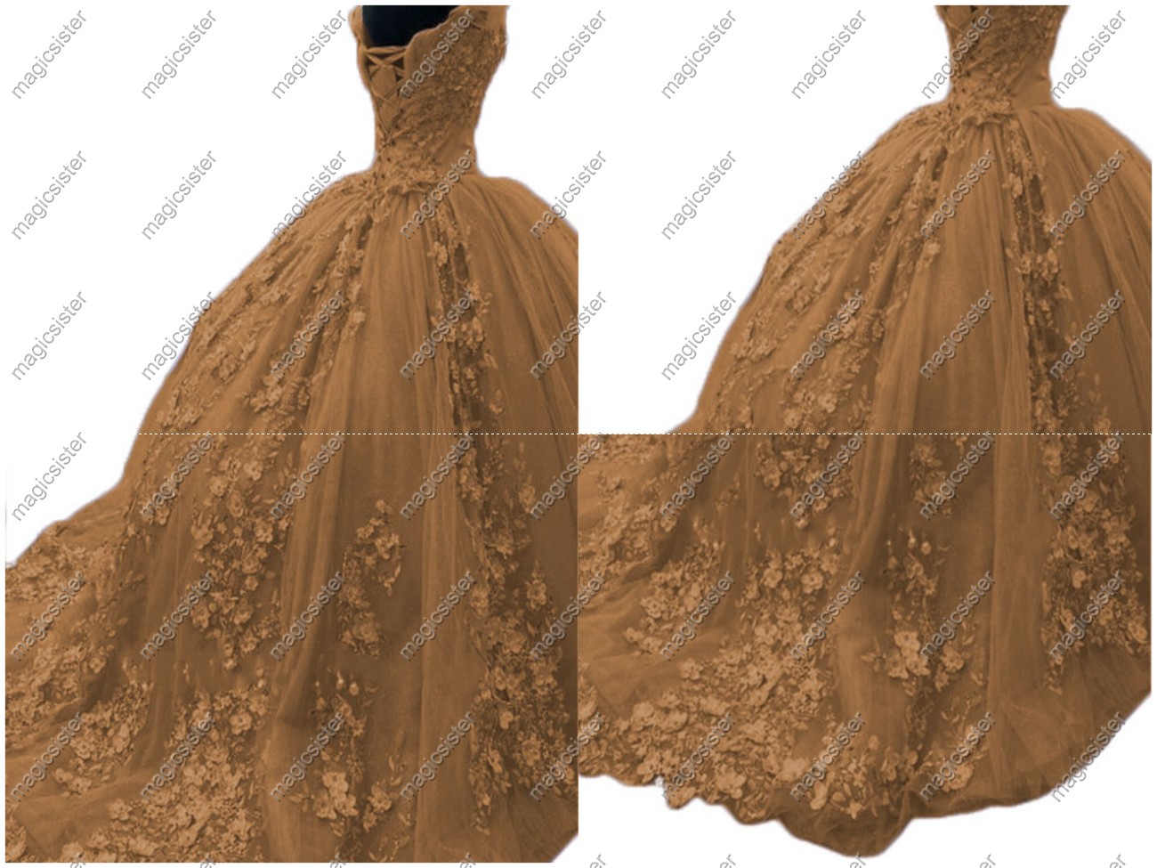 Factory wholesale quinceanera dress 3D flower off-shoulder sweet dress