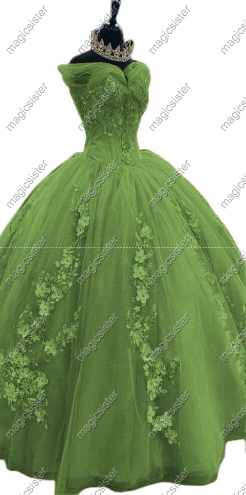 Factory wholesale quinceanera dress 3D flower off-shoulder sweet dress