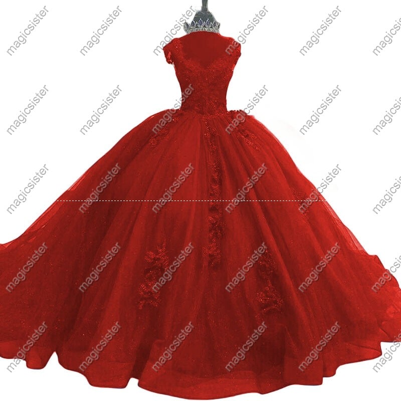 Factory wholesale quinceanera dress off shoulder lace dress