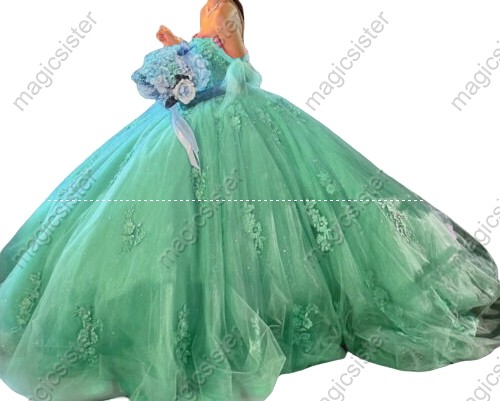 Sage Hot Selling Factory Wholesale Quinceanera Dress