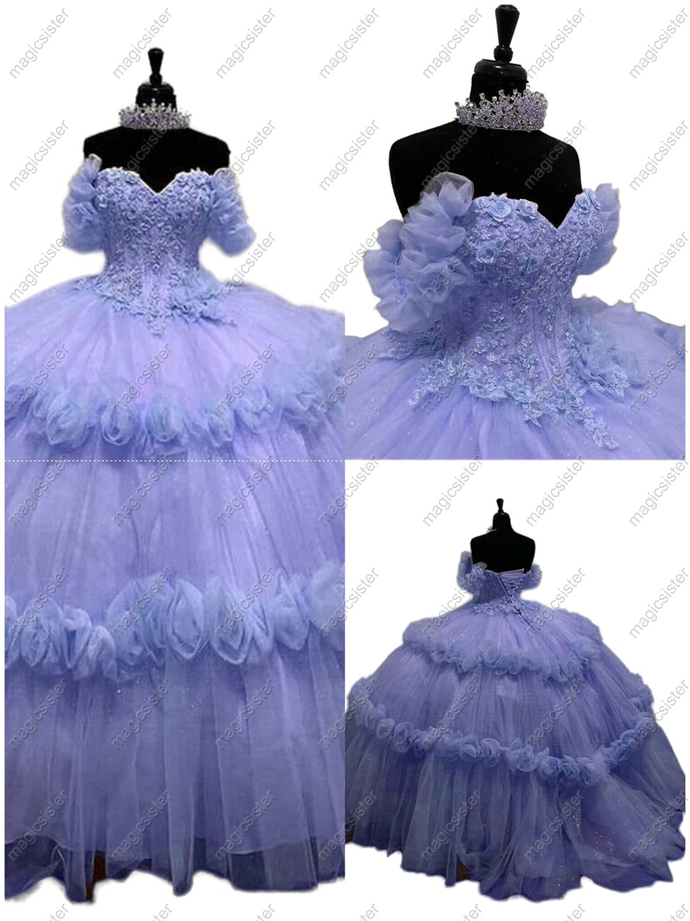 Luxury Factory Wholesale Hotselling Customed Make Quinceanera Dress