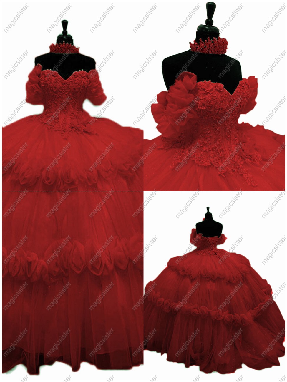 Luxury Factory Wholesale Hotselling Customed Make Quinceanera Dress