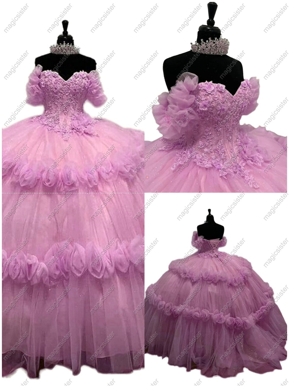 Luxury Factory Wholesale Hotselling Customed Make Quinceanera Dress