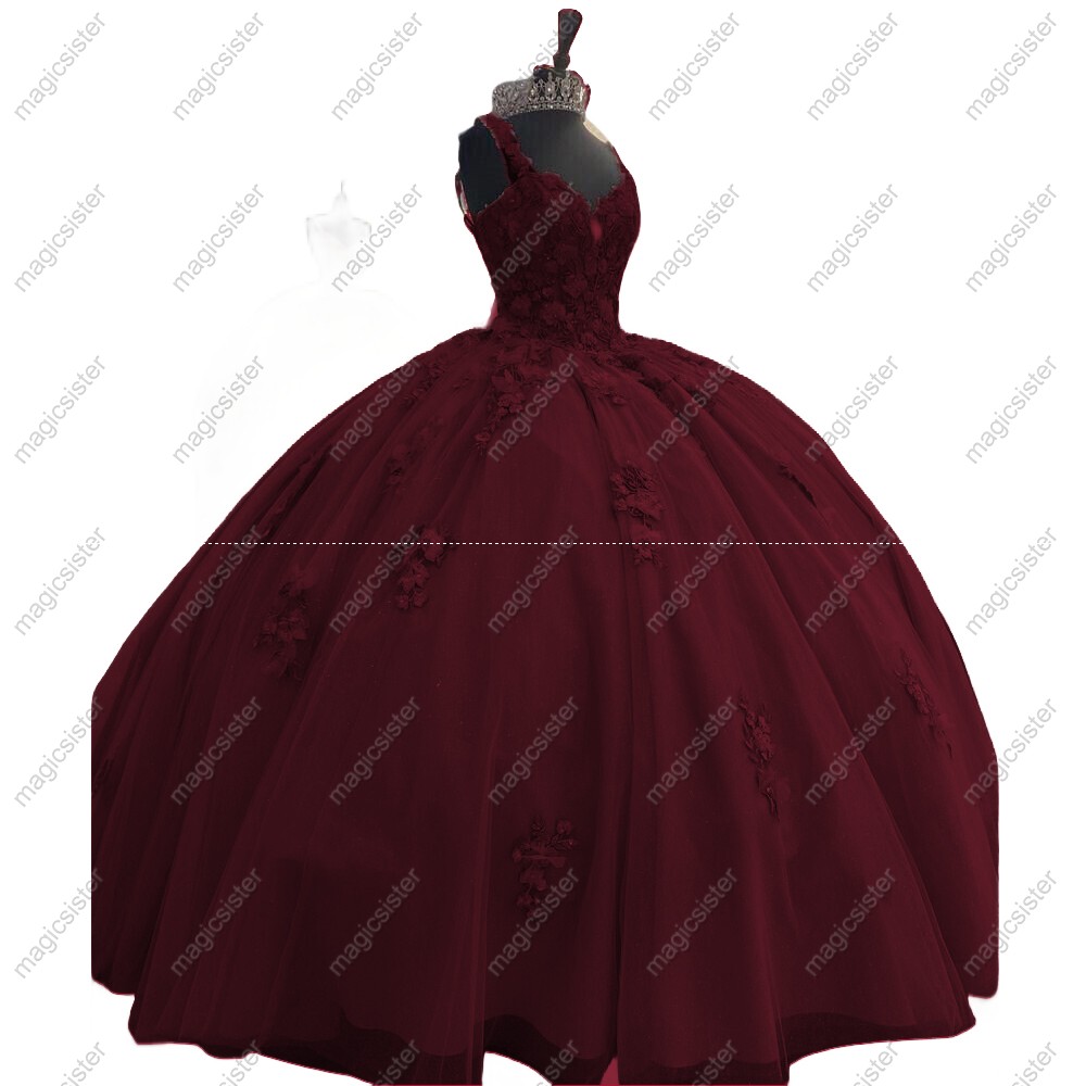 Ball Gown Quinceanera Dresses Appliques Beads Pearls Off the Shoulder Sweet Dress Lace-Up