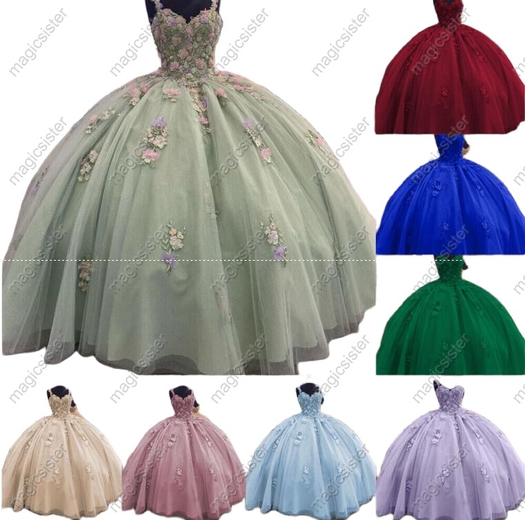 Ball Gown Quinceanera Dresses Appliques Beads Pearls Off the Shoulder Sweet Dress Lace-Up