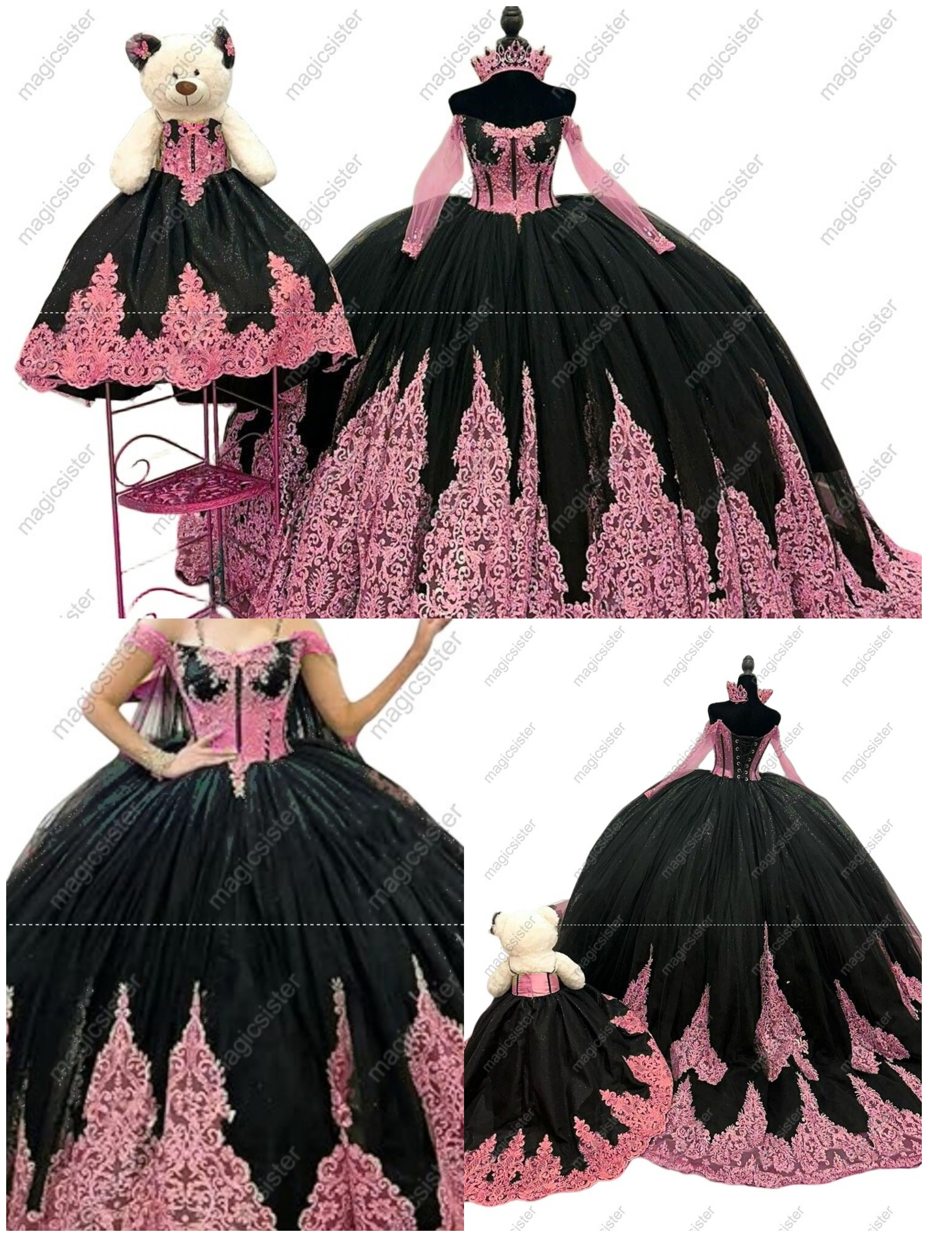 Factory Wholesale Fashionable Sequins Quinceanera Dress
