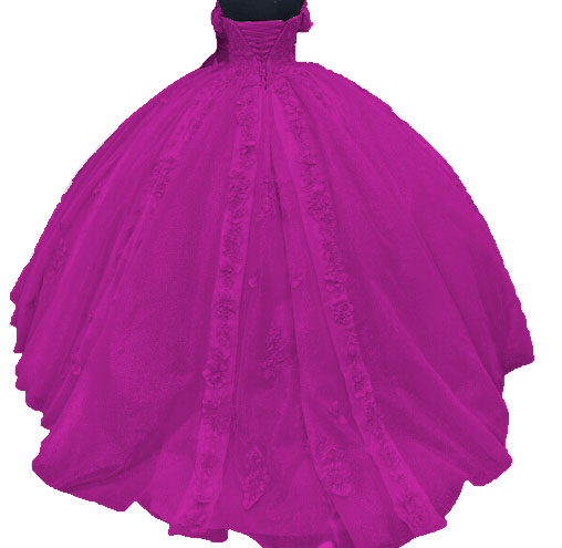 Factory wholesale lace applique quinceanera dress
