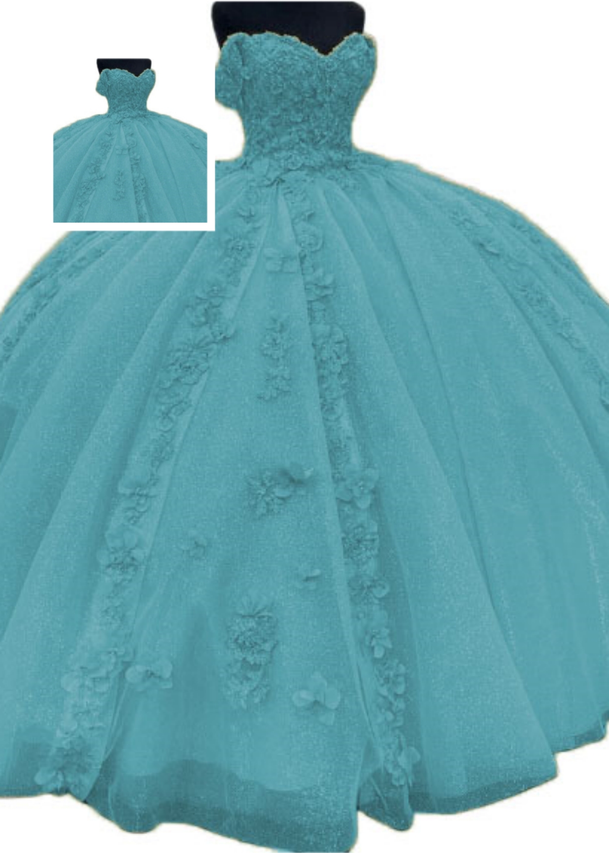 Factory wholesale lace applique quinceanera dress