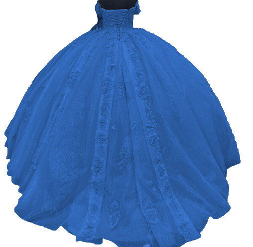 Factory wholesale lace applique quinceanera dress