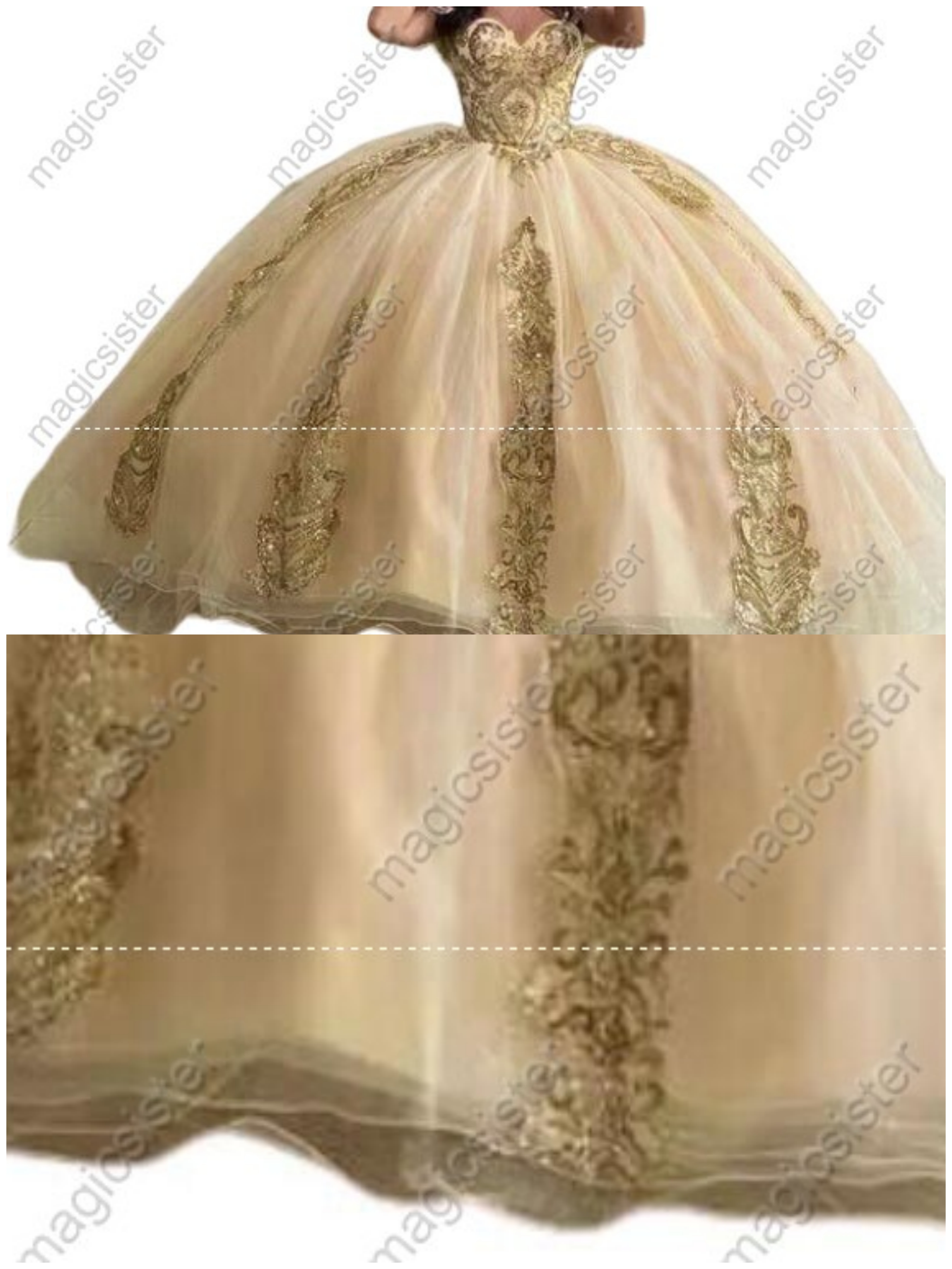 Luxury Fashionable Sequins Quinceanera Dress
