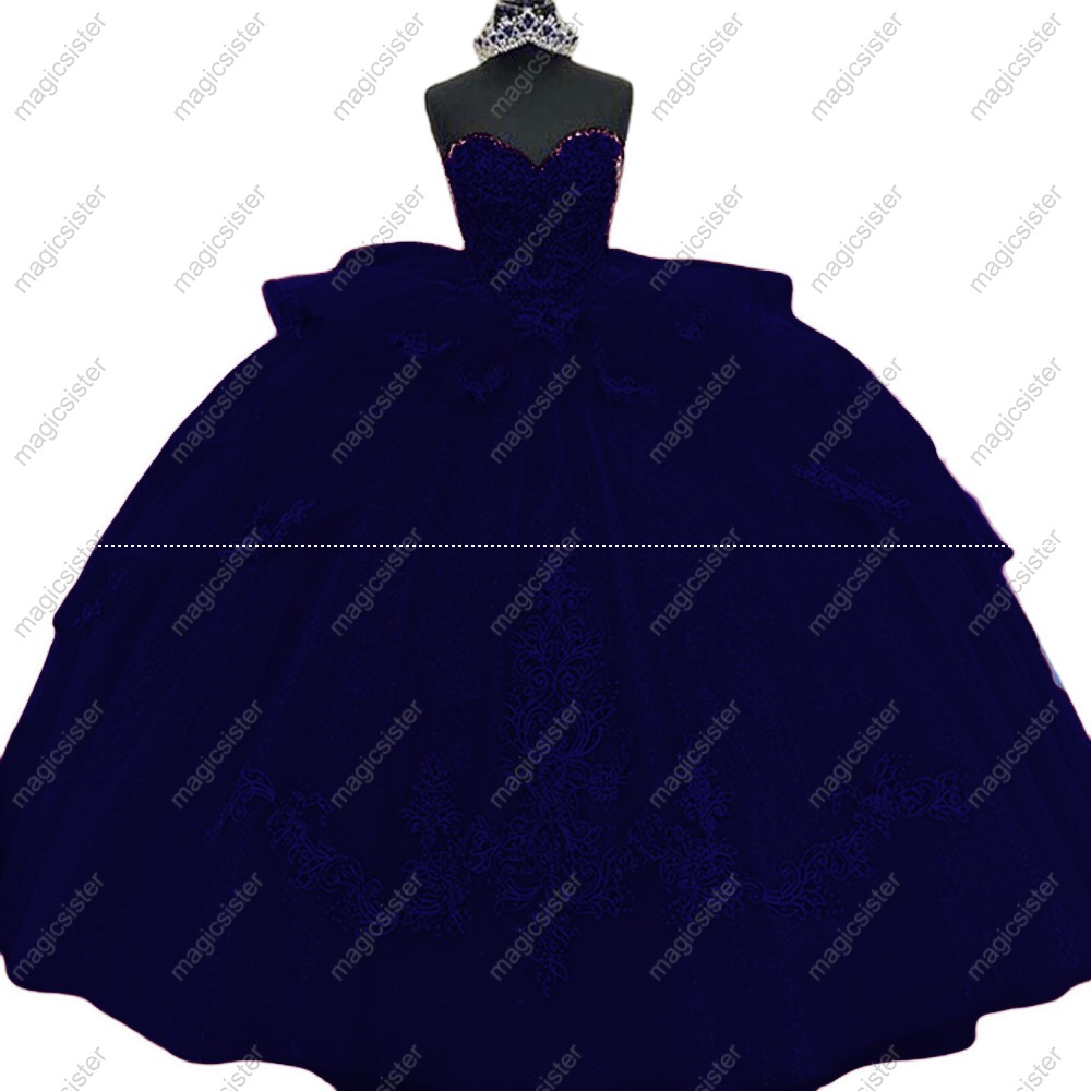 Quinceanera Dresses Tiered Sweetheart Lace Sweet Party Gowns
