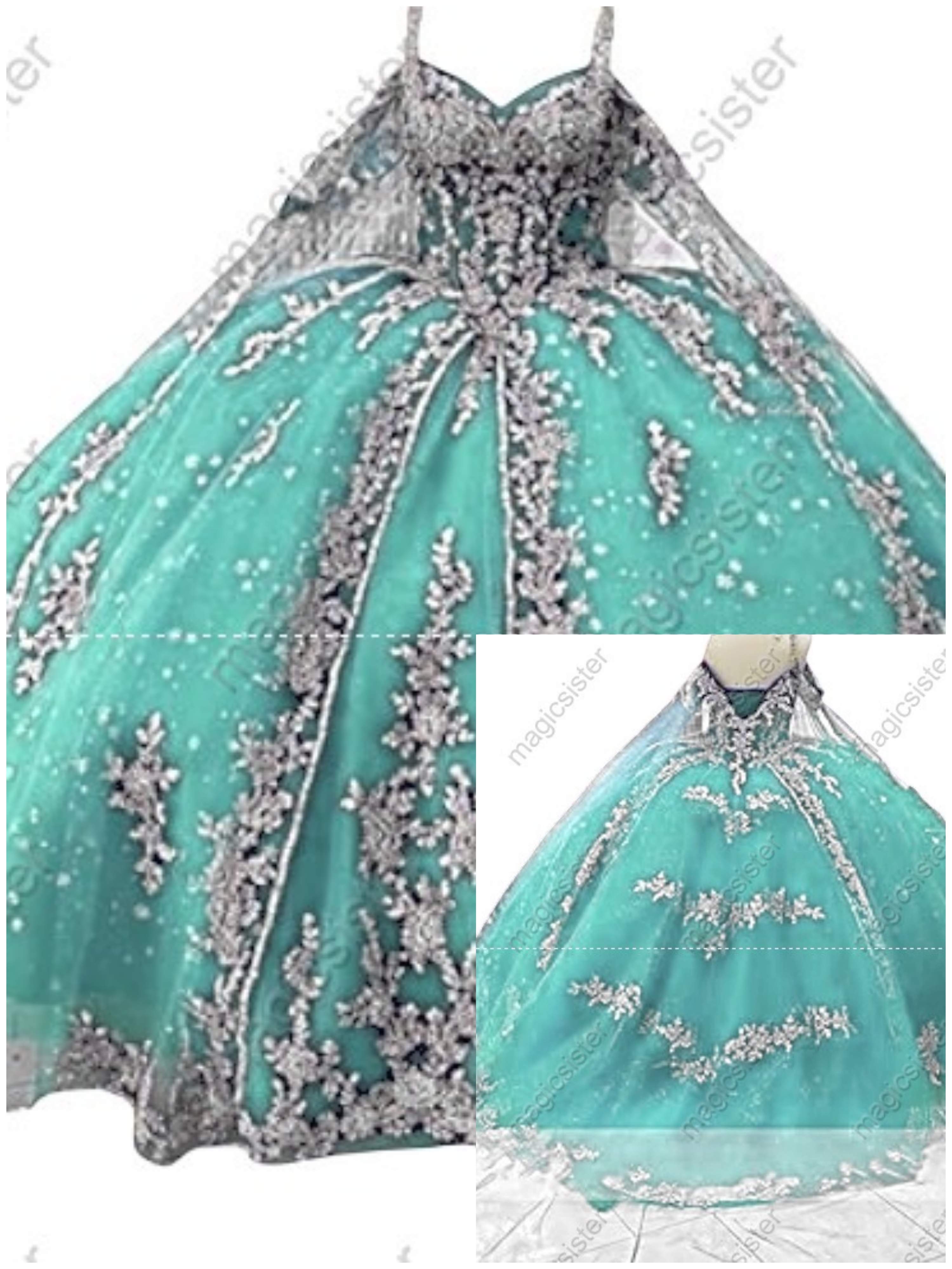 Sparkly Instock Factory Wholesale Quninceanera Dress