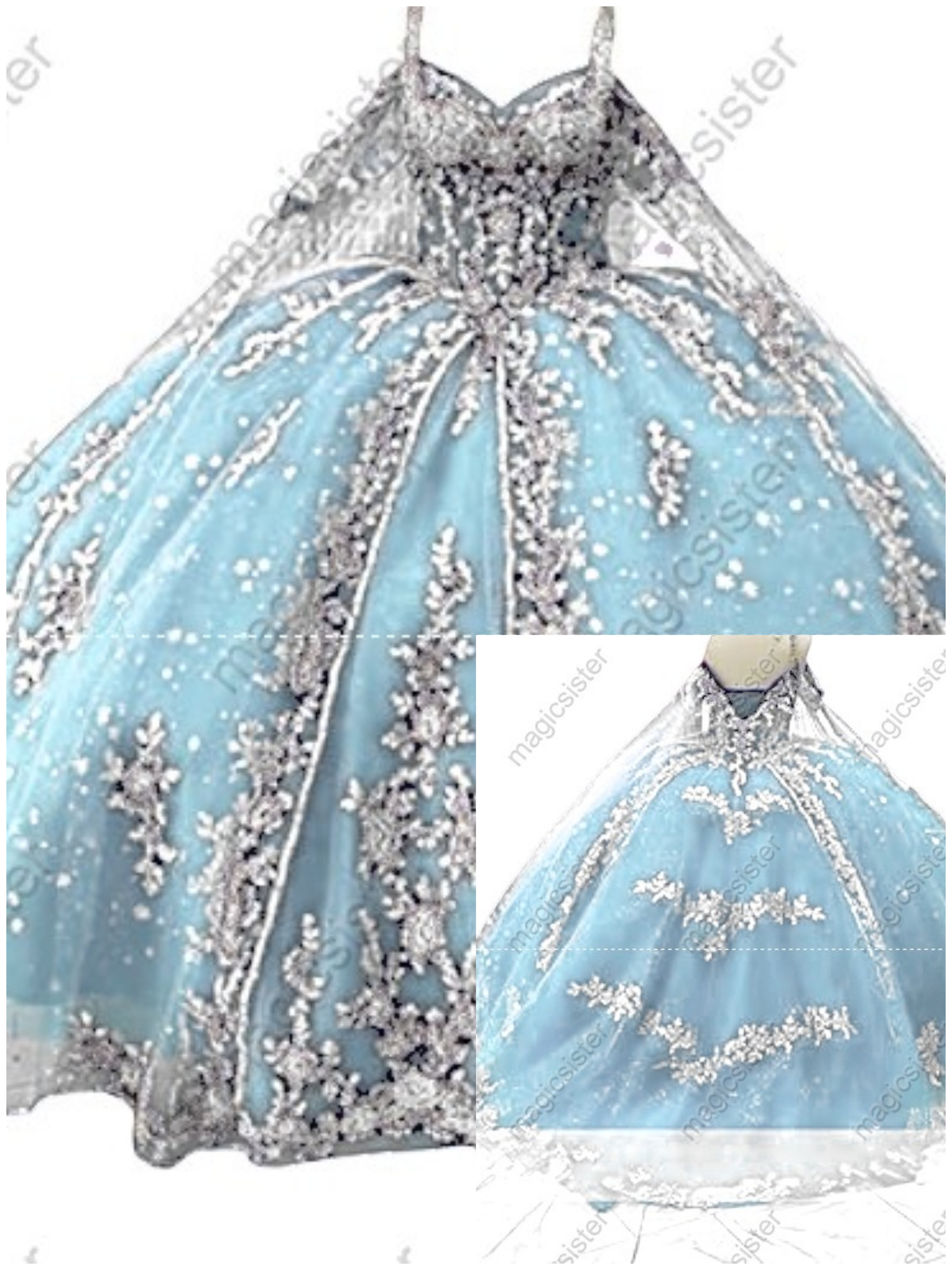 Sparkly Instock Factory Wholesale Quninceanera Dress