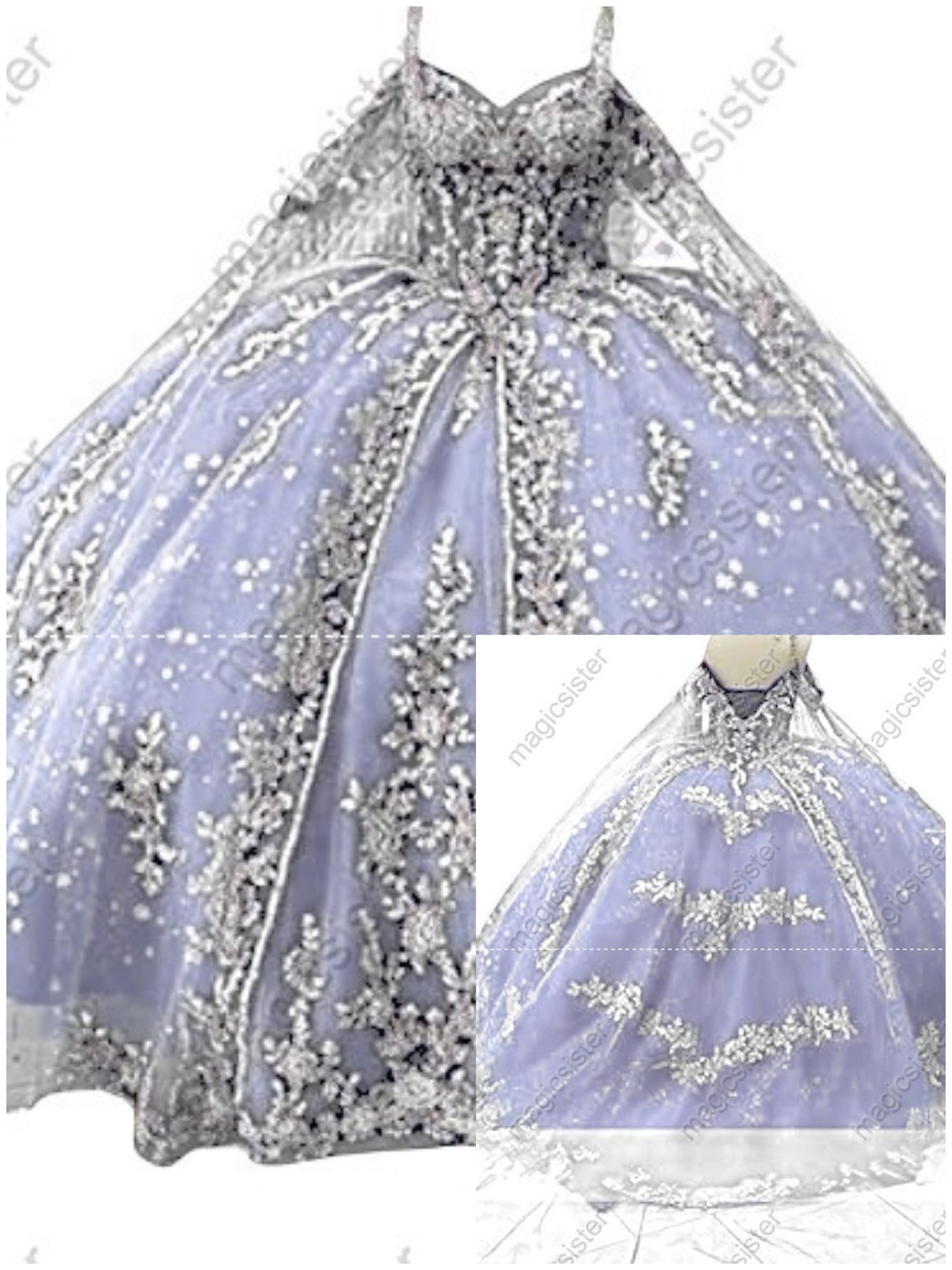Sparkly Instock Factory Wholesale Quninceanera Dress