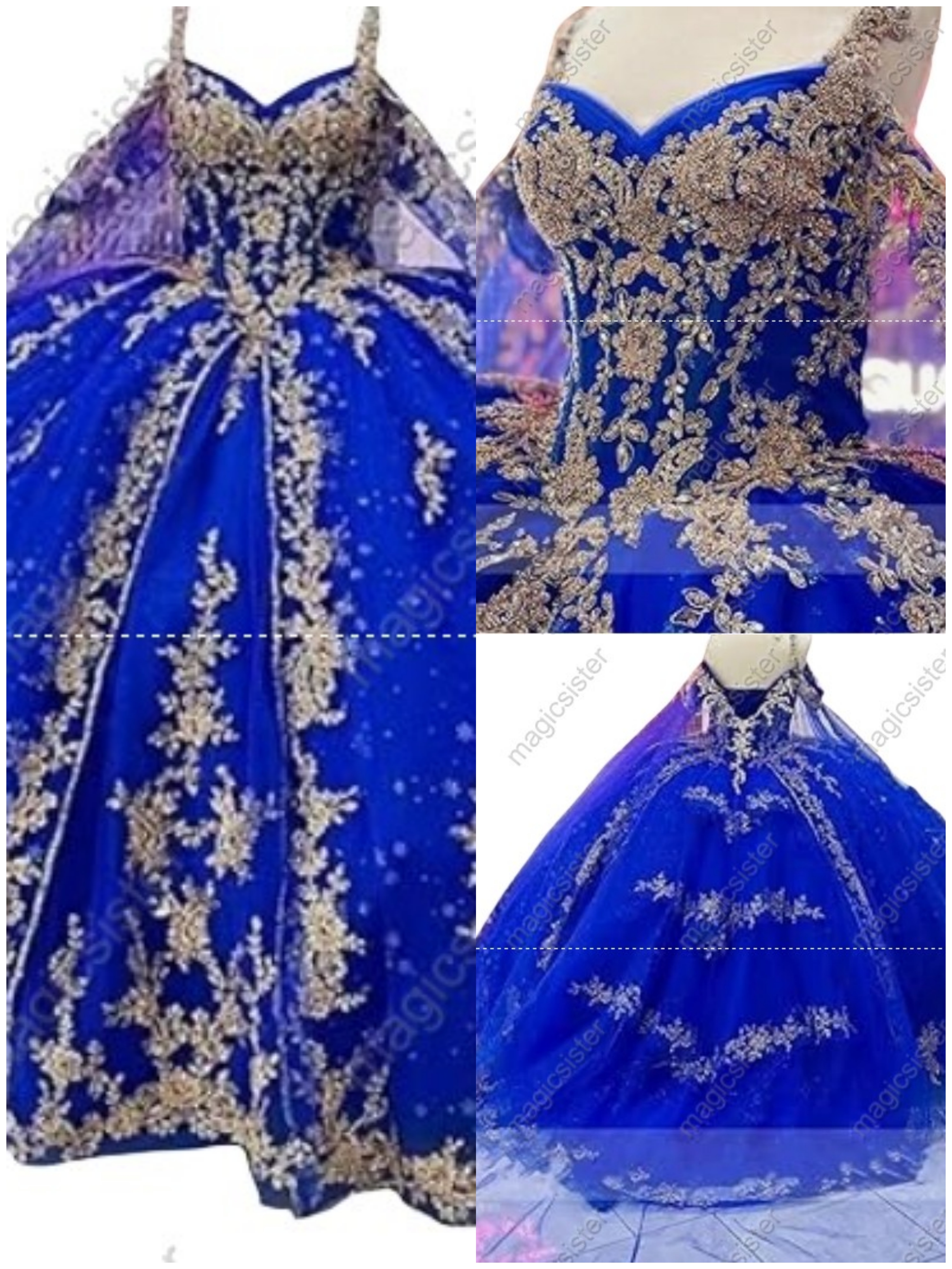 Sparkly Instock Factory Wholesale Quninceanera Dress