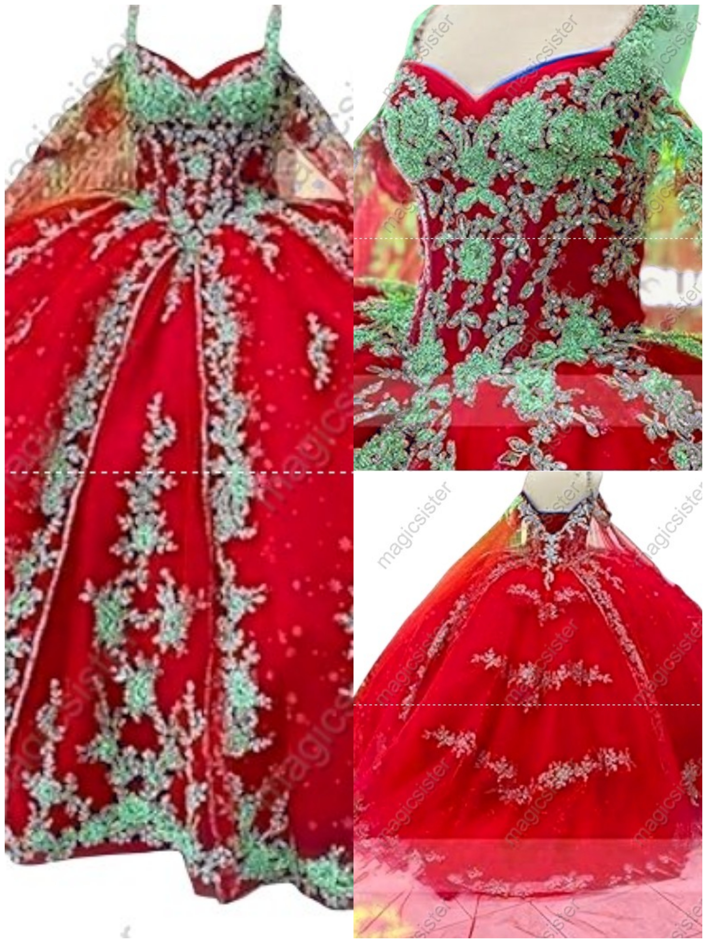 Sparkly Instock Factory Wholesale Quninceanera Dress
