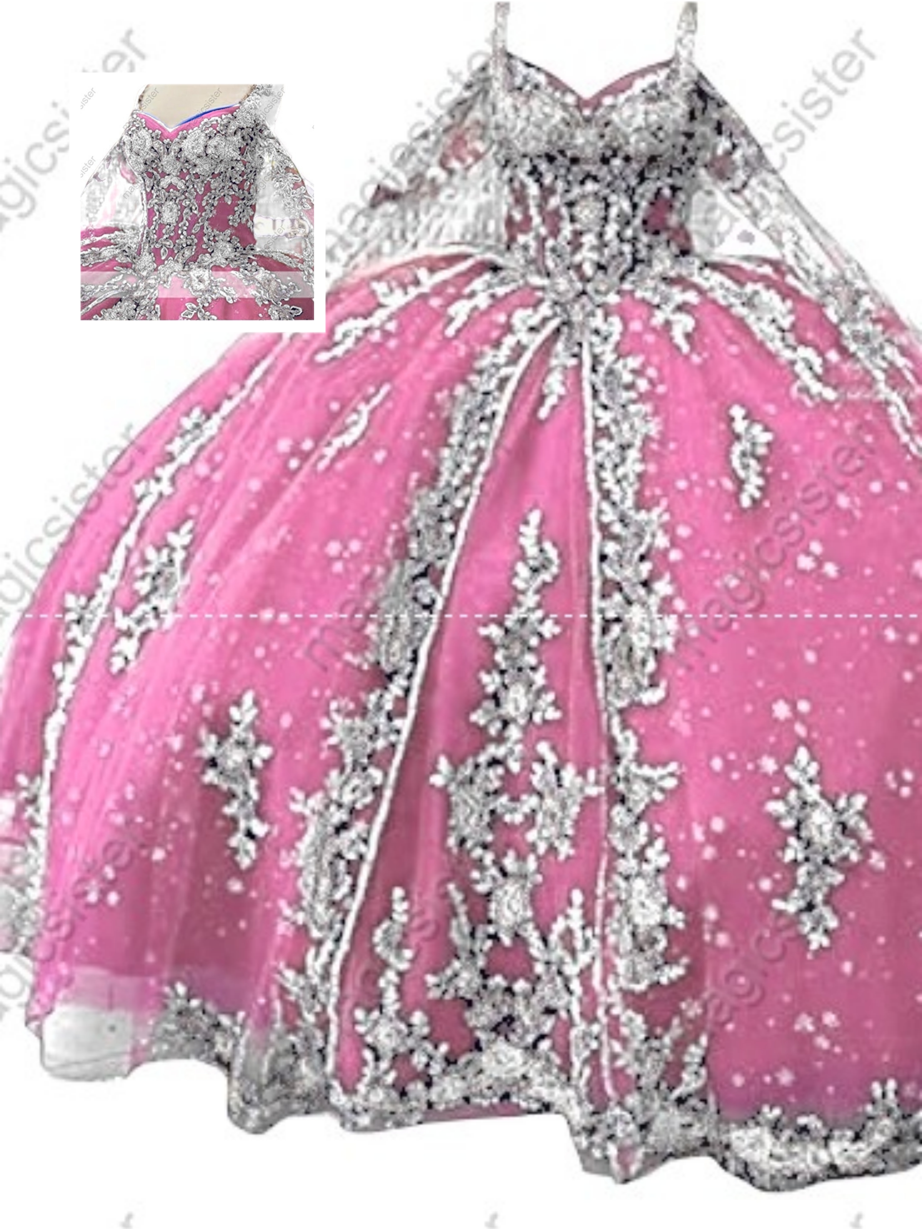 Sparkly Instock Factory Wholesale Quninceanera Dress