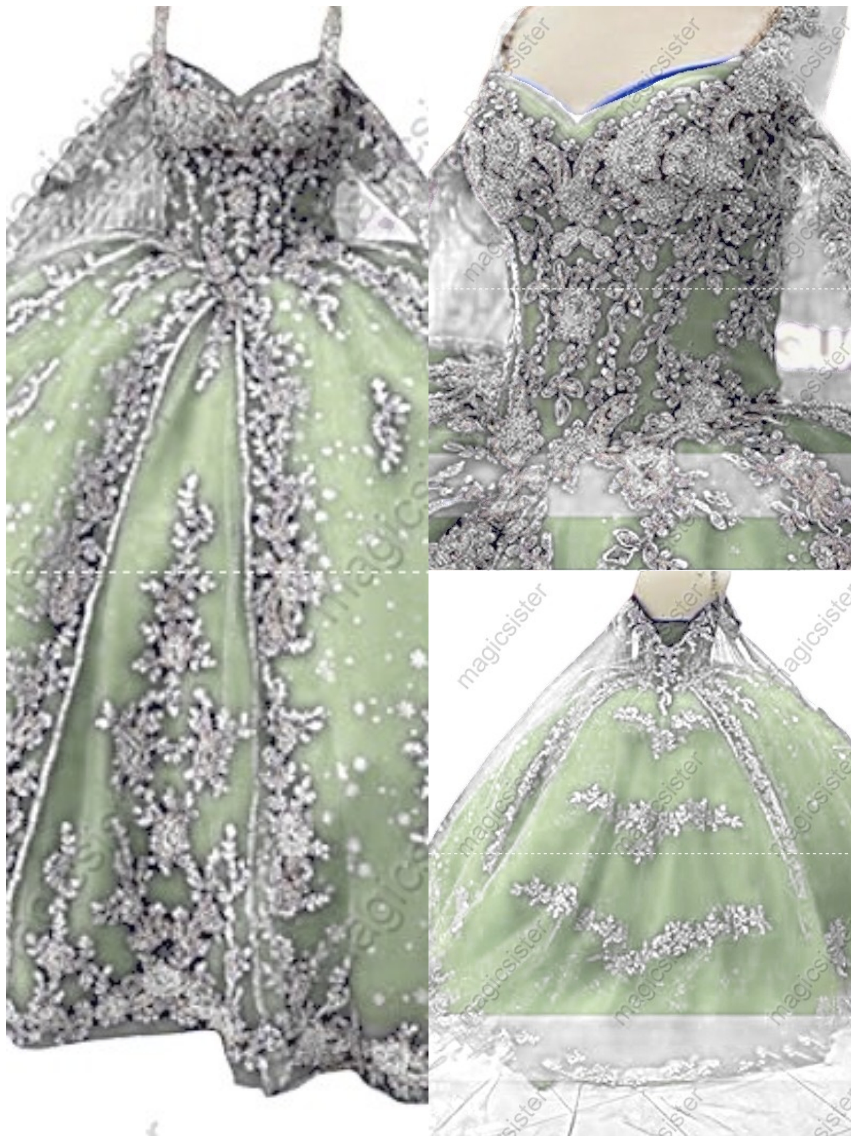 Sparkly Instock Factory Wholesale Quninceanera Dress