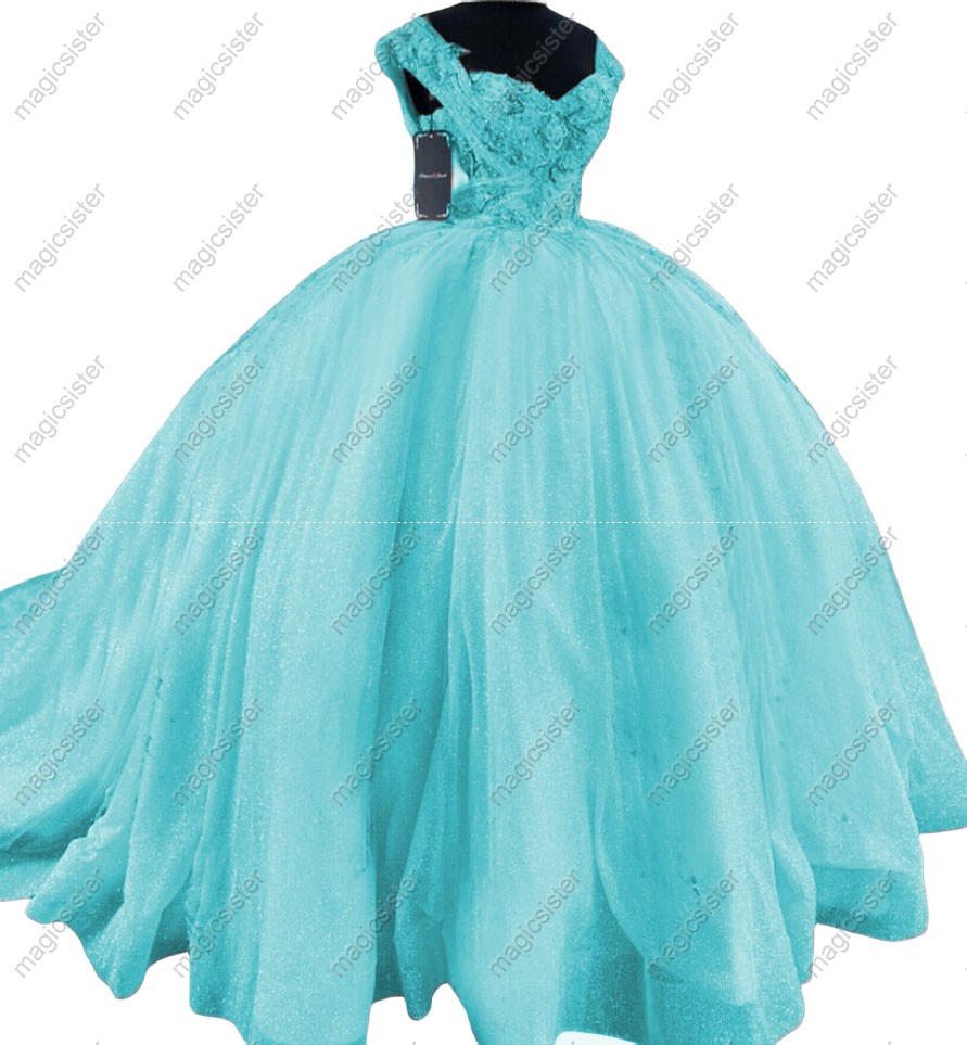 Sparkly Instock Factory Wholesale Quninceanera Dress