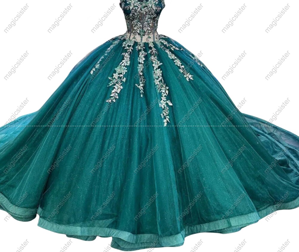 Sparkly Instock Factory Wholesale Quninceanera Dress