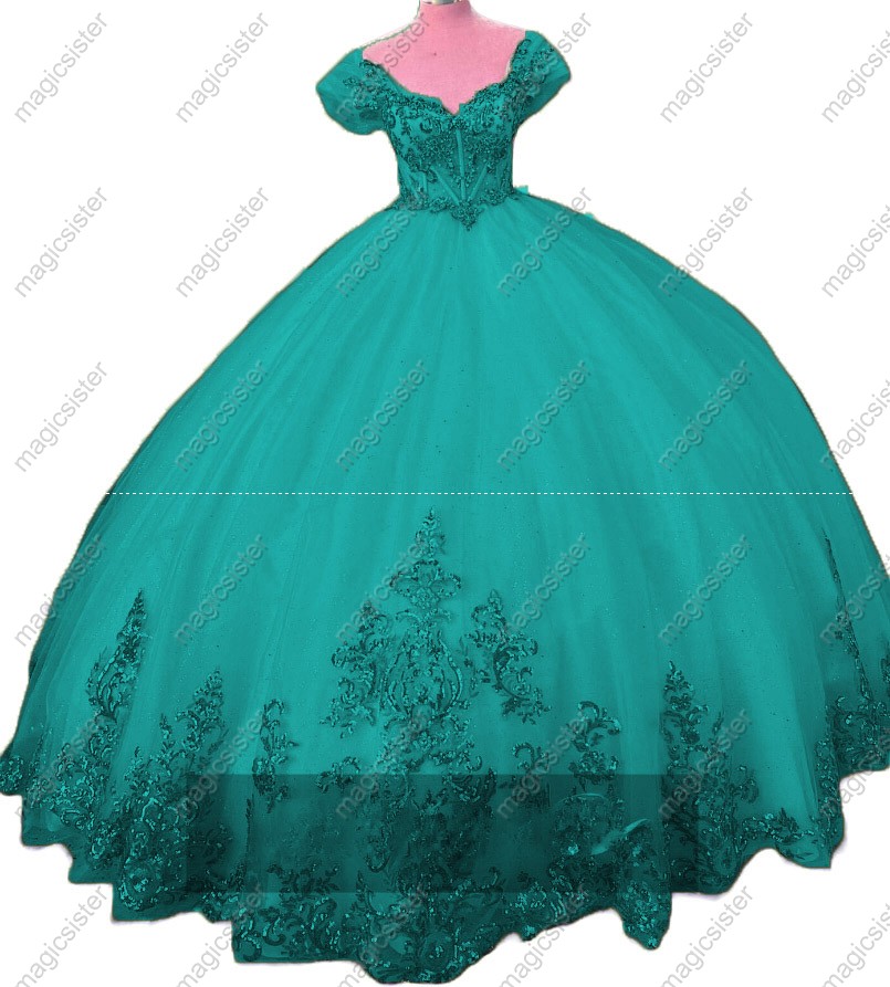 Sparkly Instock Factory Wholesale Quninceanera Dress