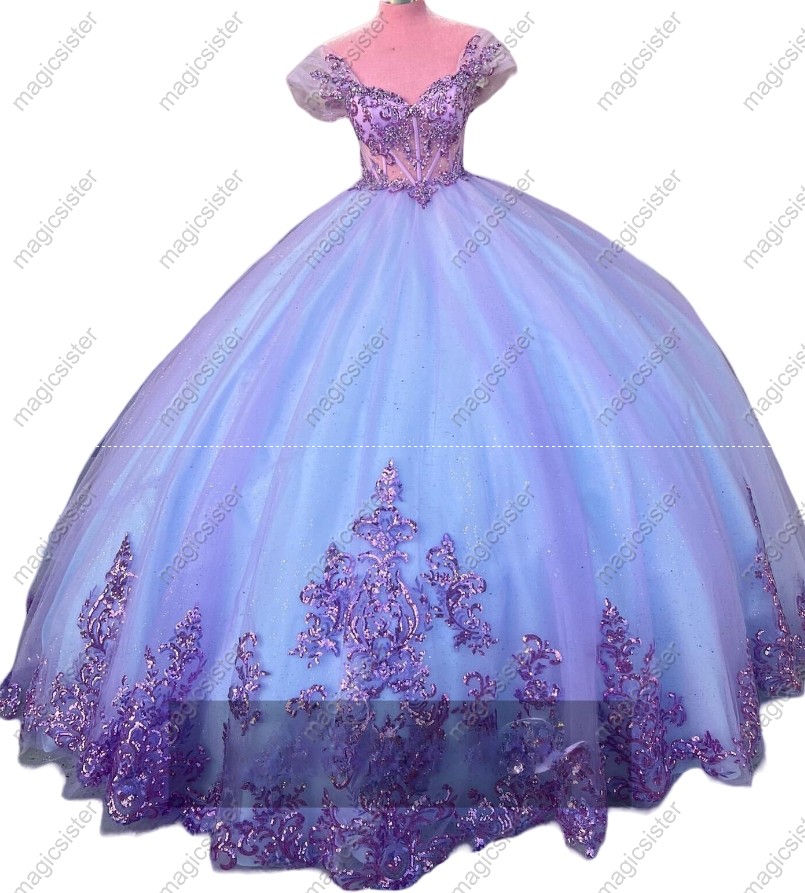 Sparkly Instock Factory Wholesale Quninceanera Dress