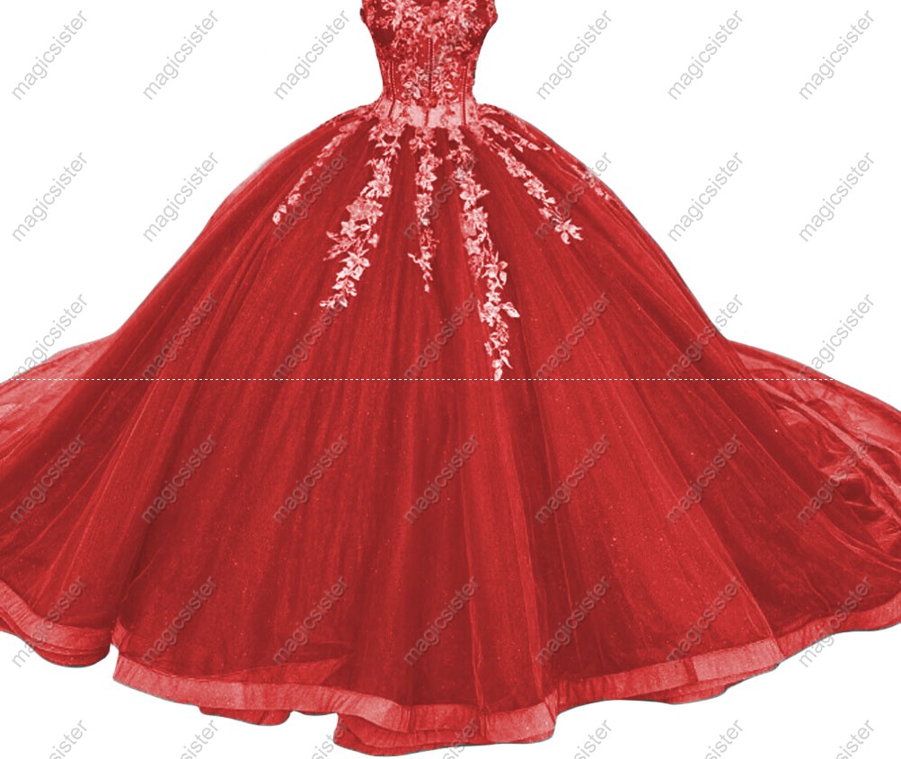 Sparkly Instock Factory Wholesale Quninceanera Dress