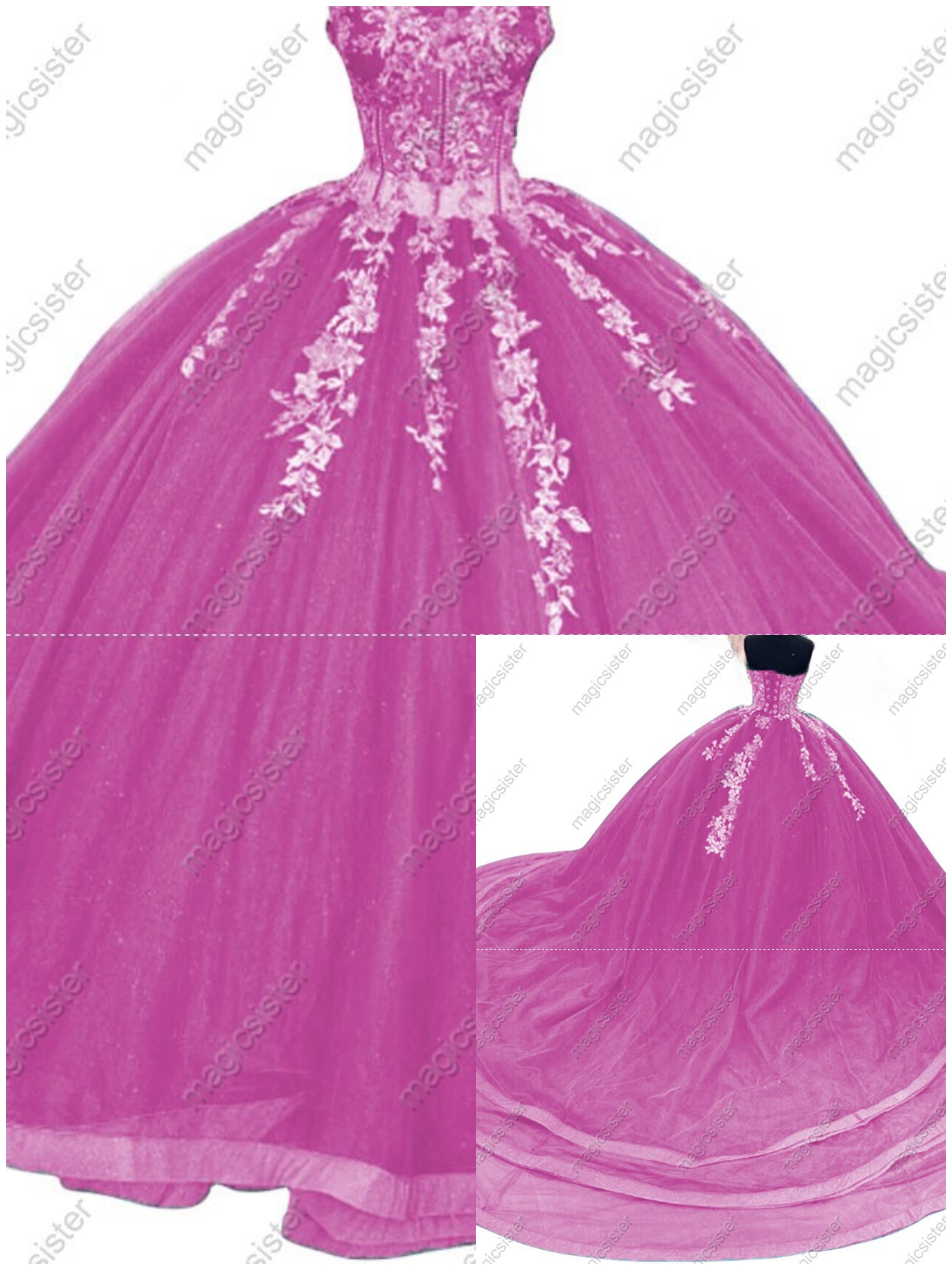 Sparkly Instock Factory Wholesale Quninceanera Dress